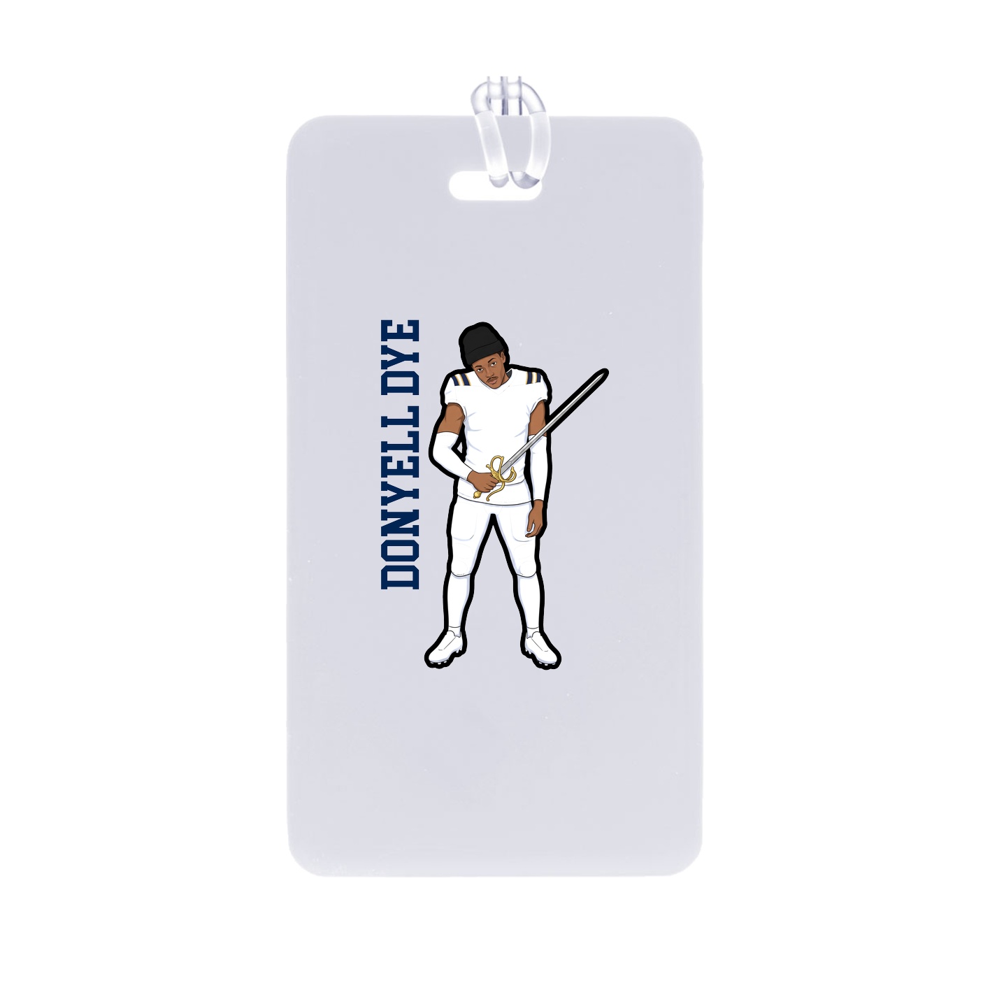 Bag Tag — Name Vertical in Classic