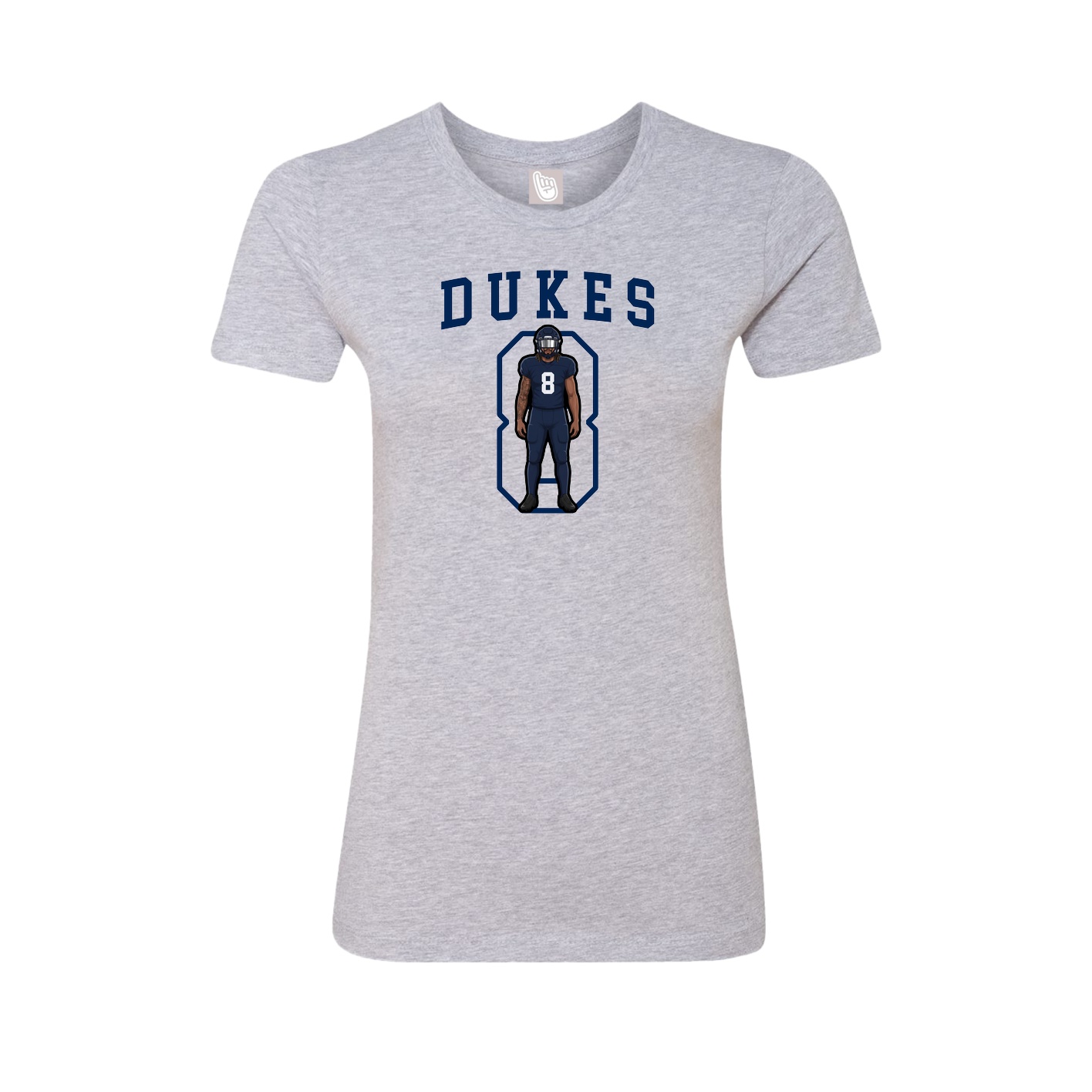 Fitted Women's Tee — Shirsey in Grey