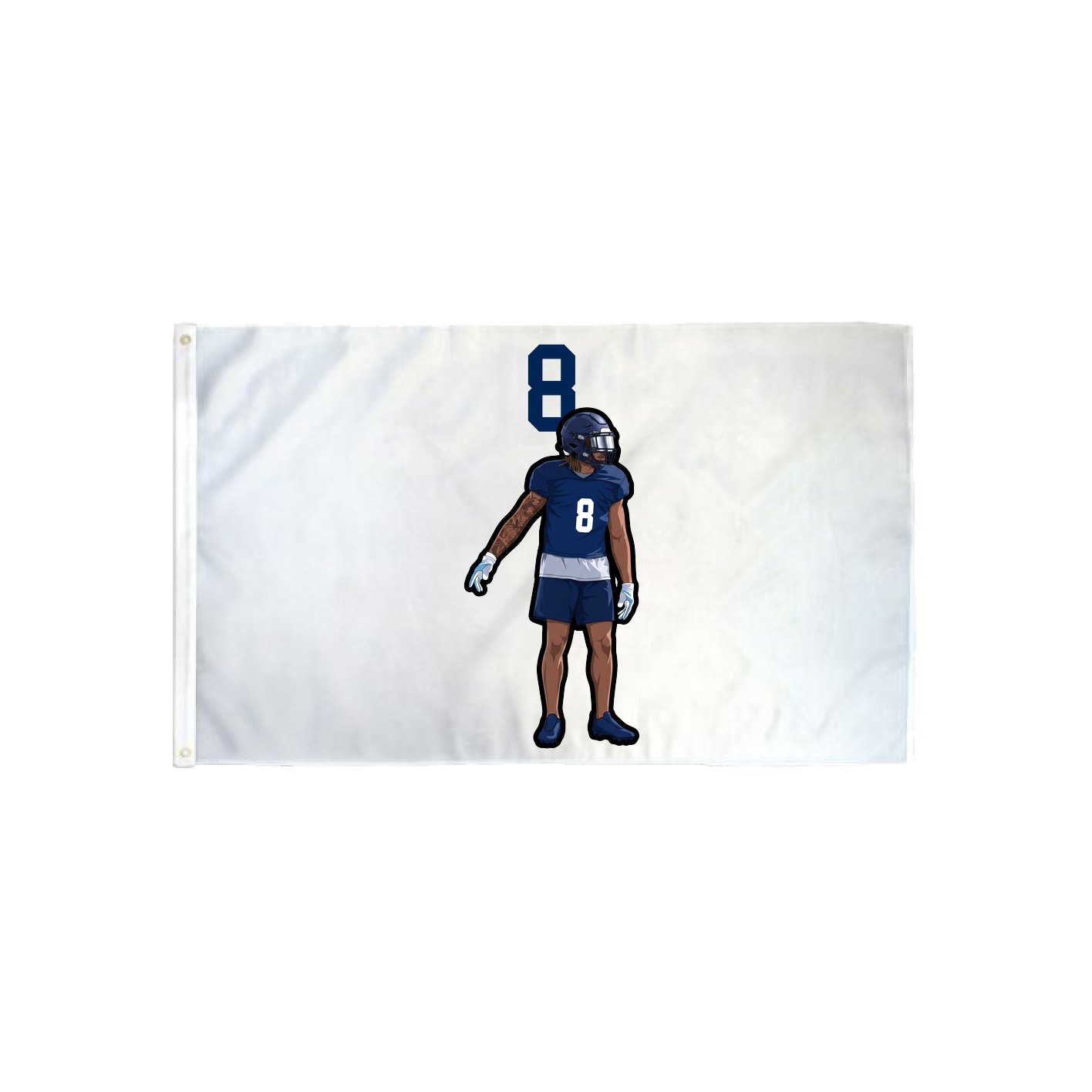 3x5 Flag — Number Top in Classic