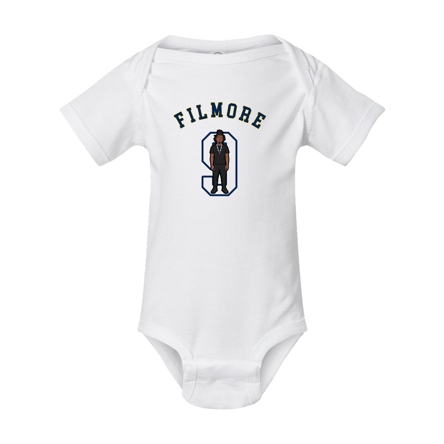Baby Onesie — Shirsey Arch in White