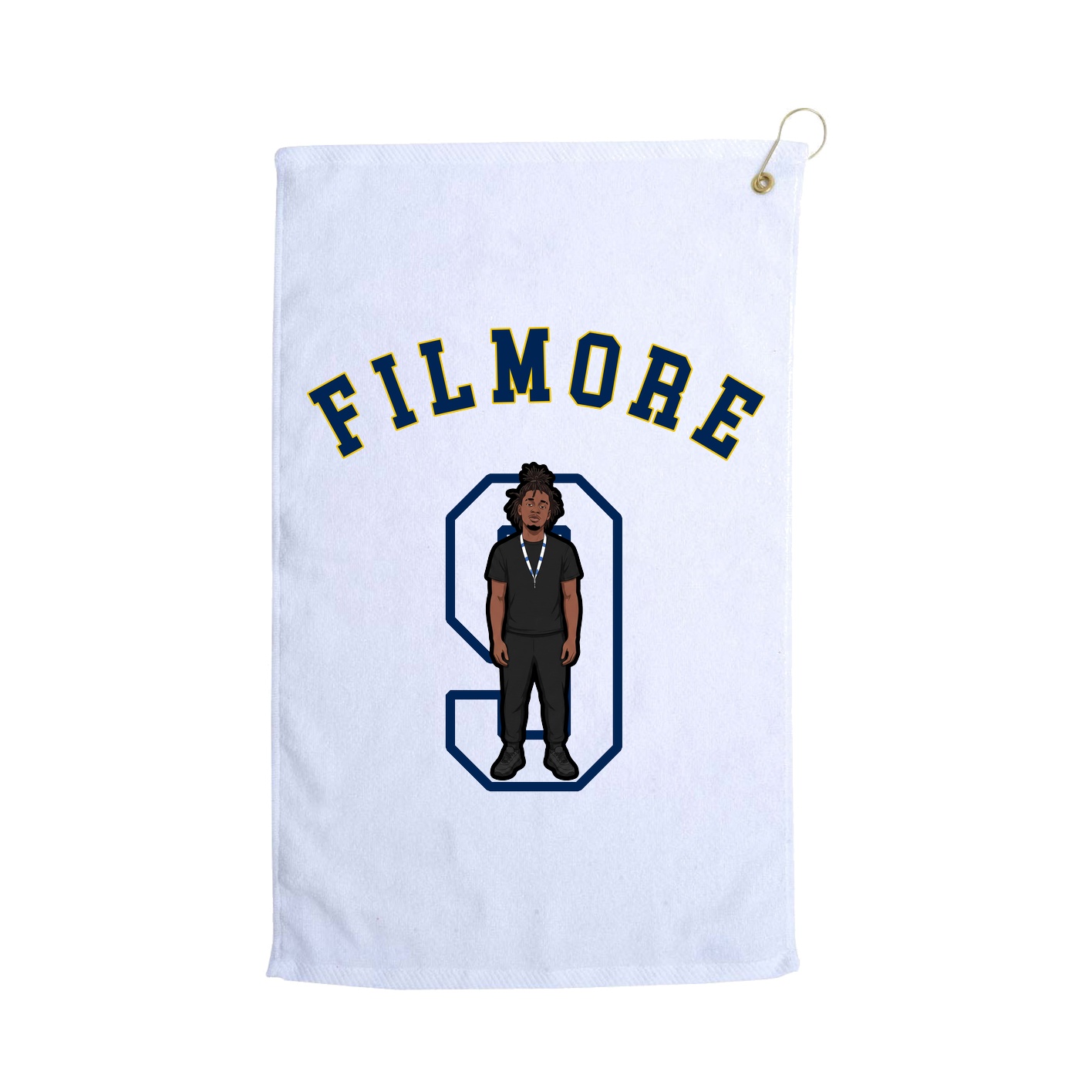 Golf Towel — Shirsey Arch in White
