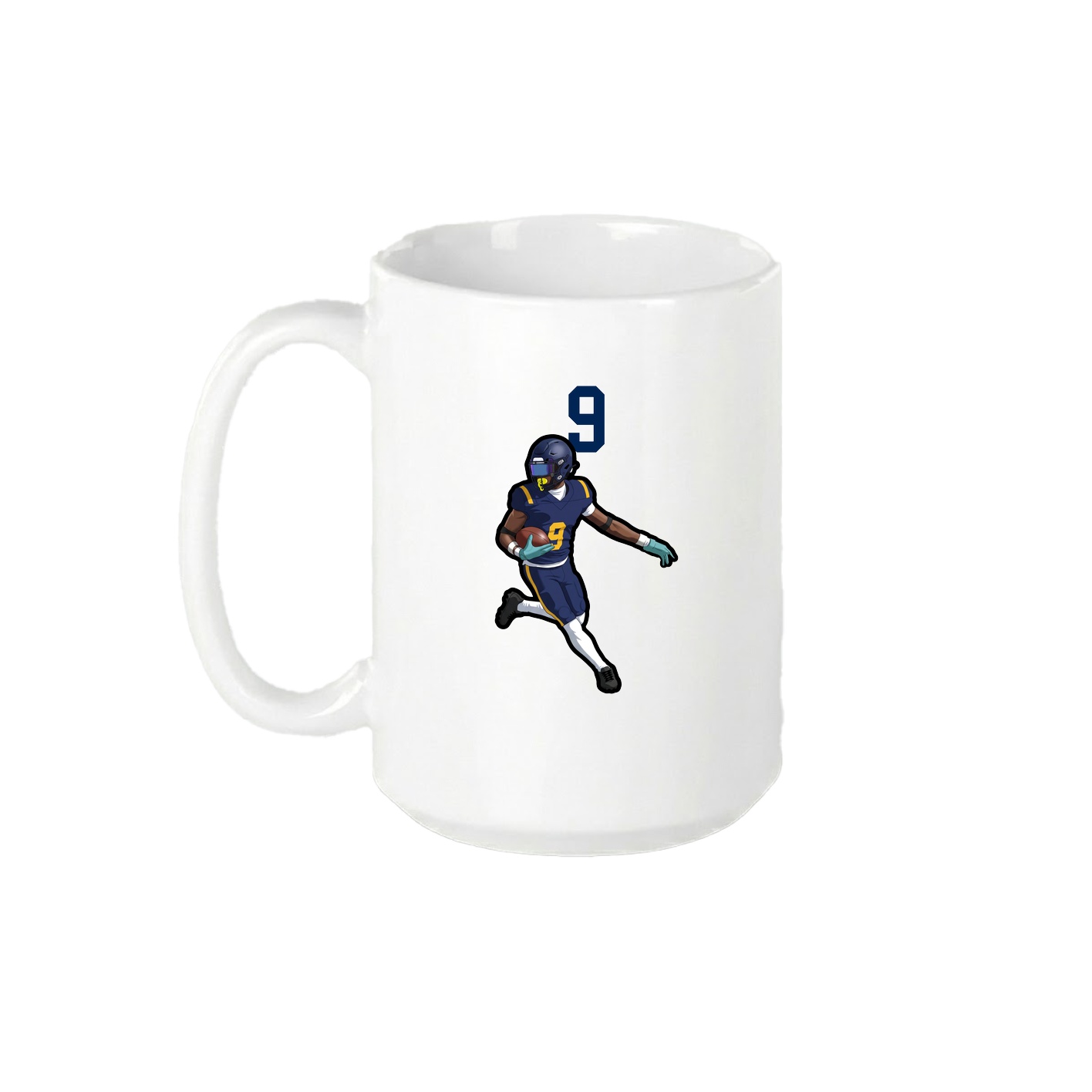 15oz Coffee Mug — Number Top in White