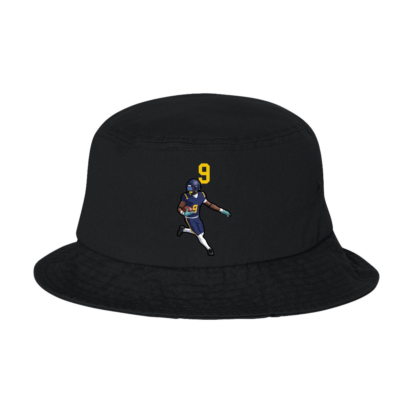 Bucket Cap — Number Top in Black