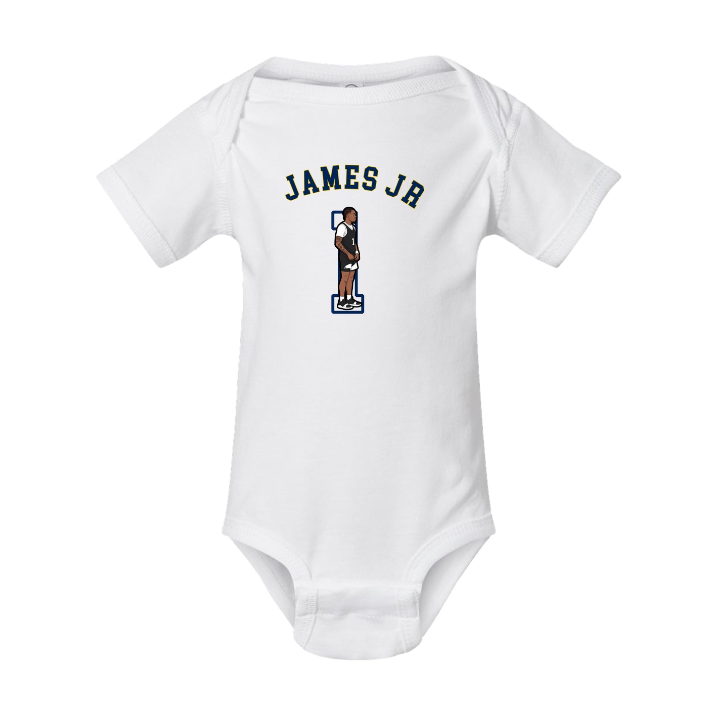 Baby Onesie — Shirsey Arch in White