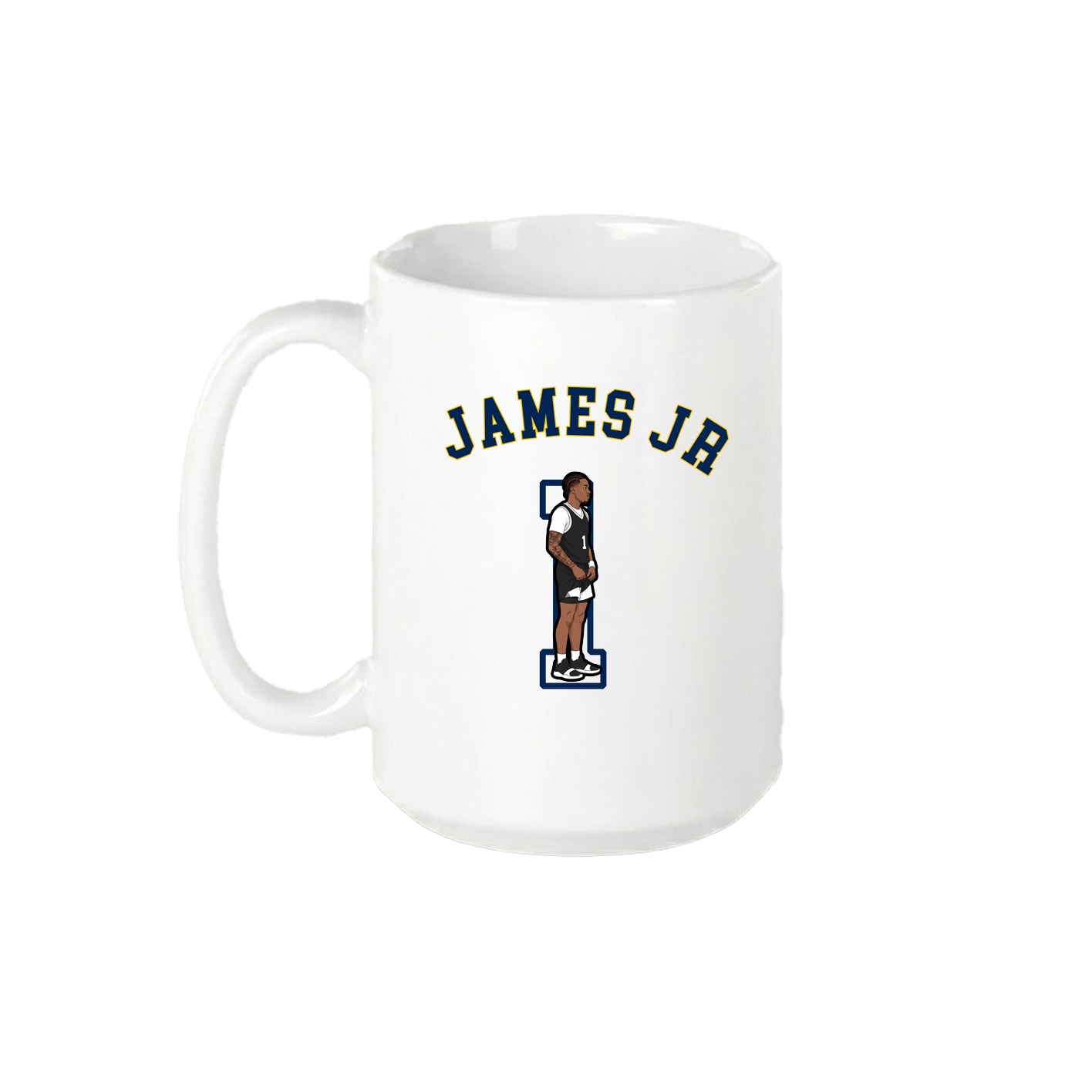 15oz Coffee Mug — Shirsey Arch in White