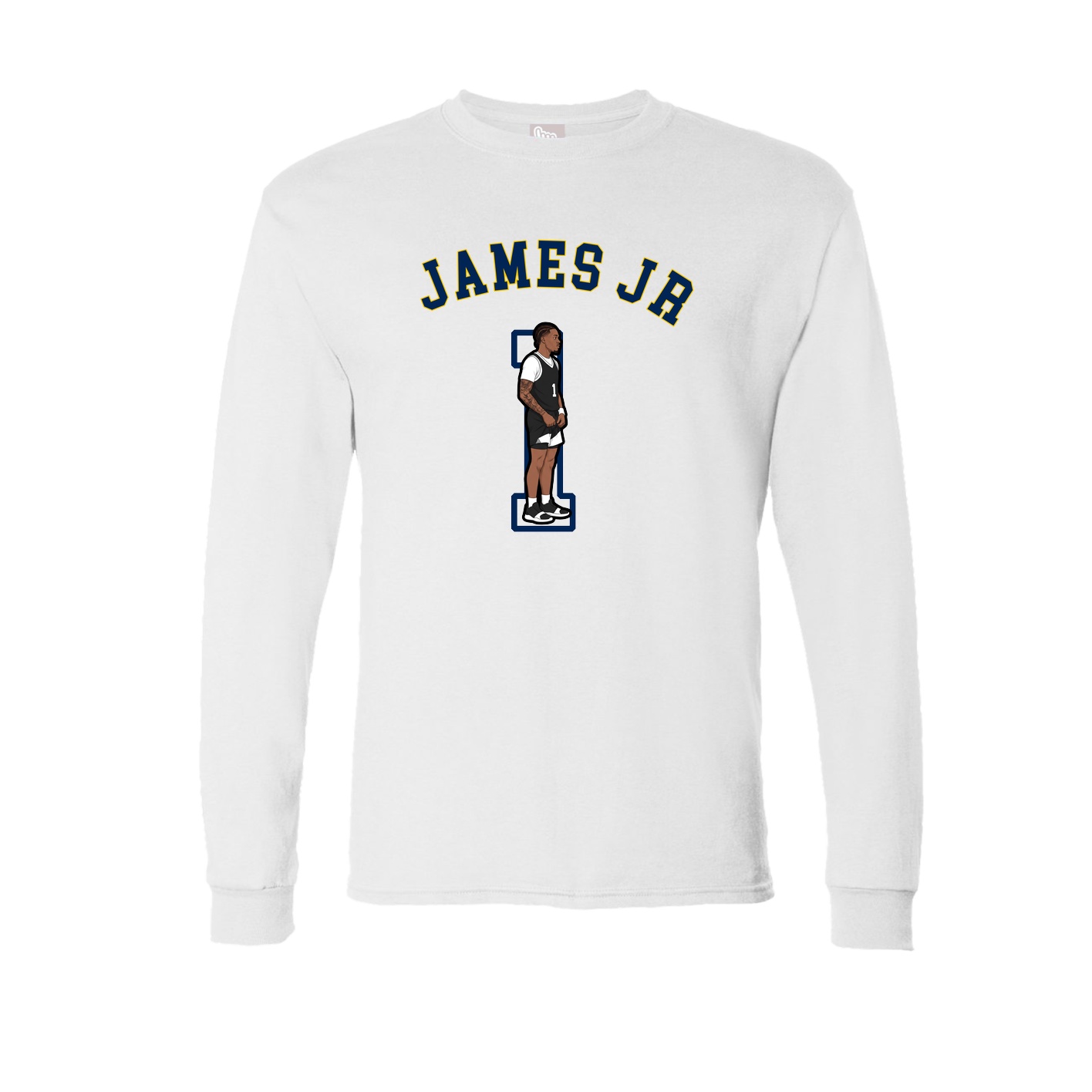 Long Sleeve Tee — Shirsey Arch in White