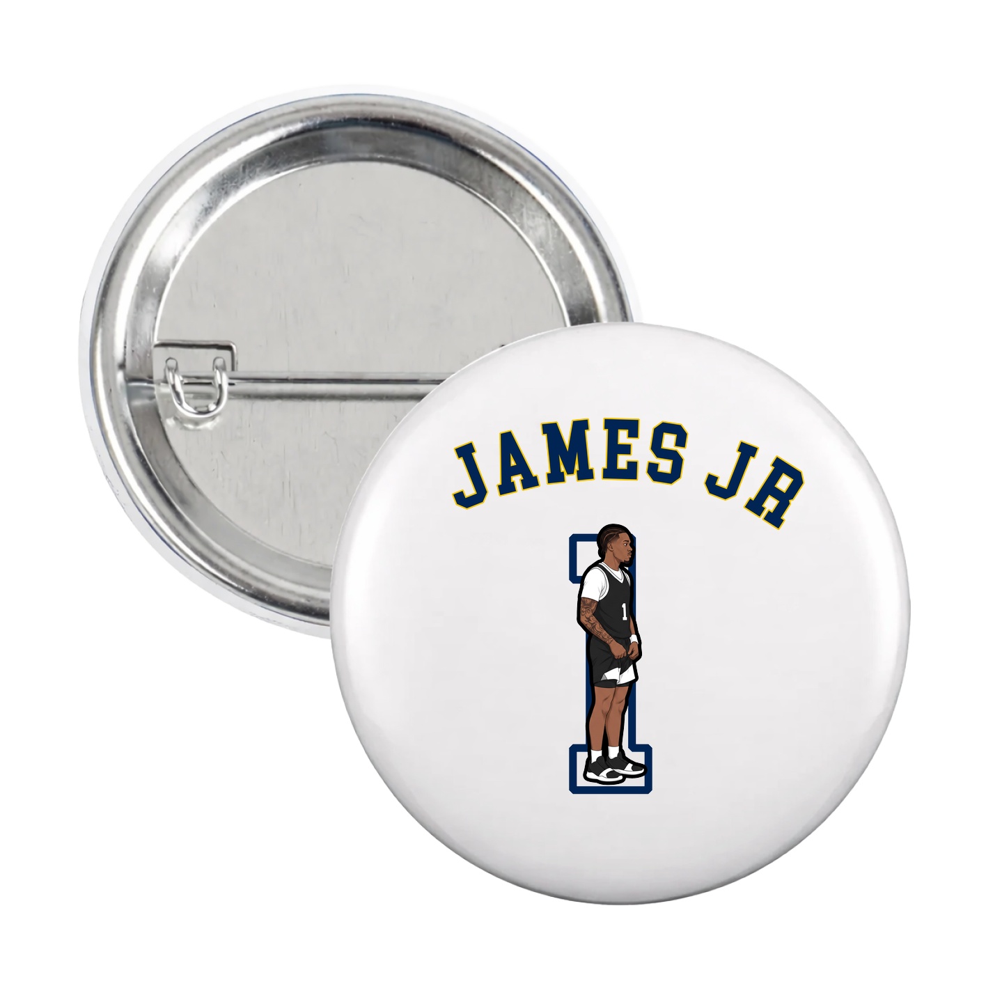 Game Day Button — Shirsey Arch in White