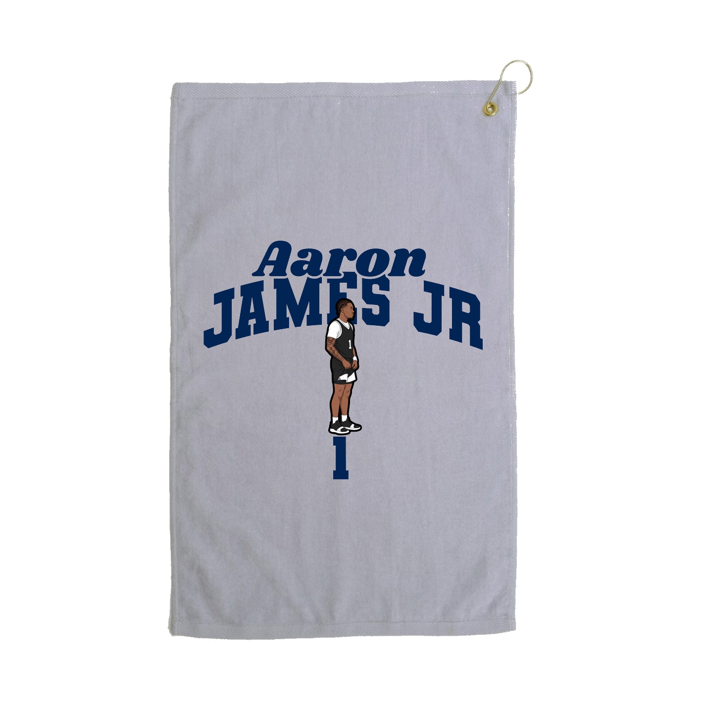 Golf Towel — Signature Arch in Grey