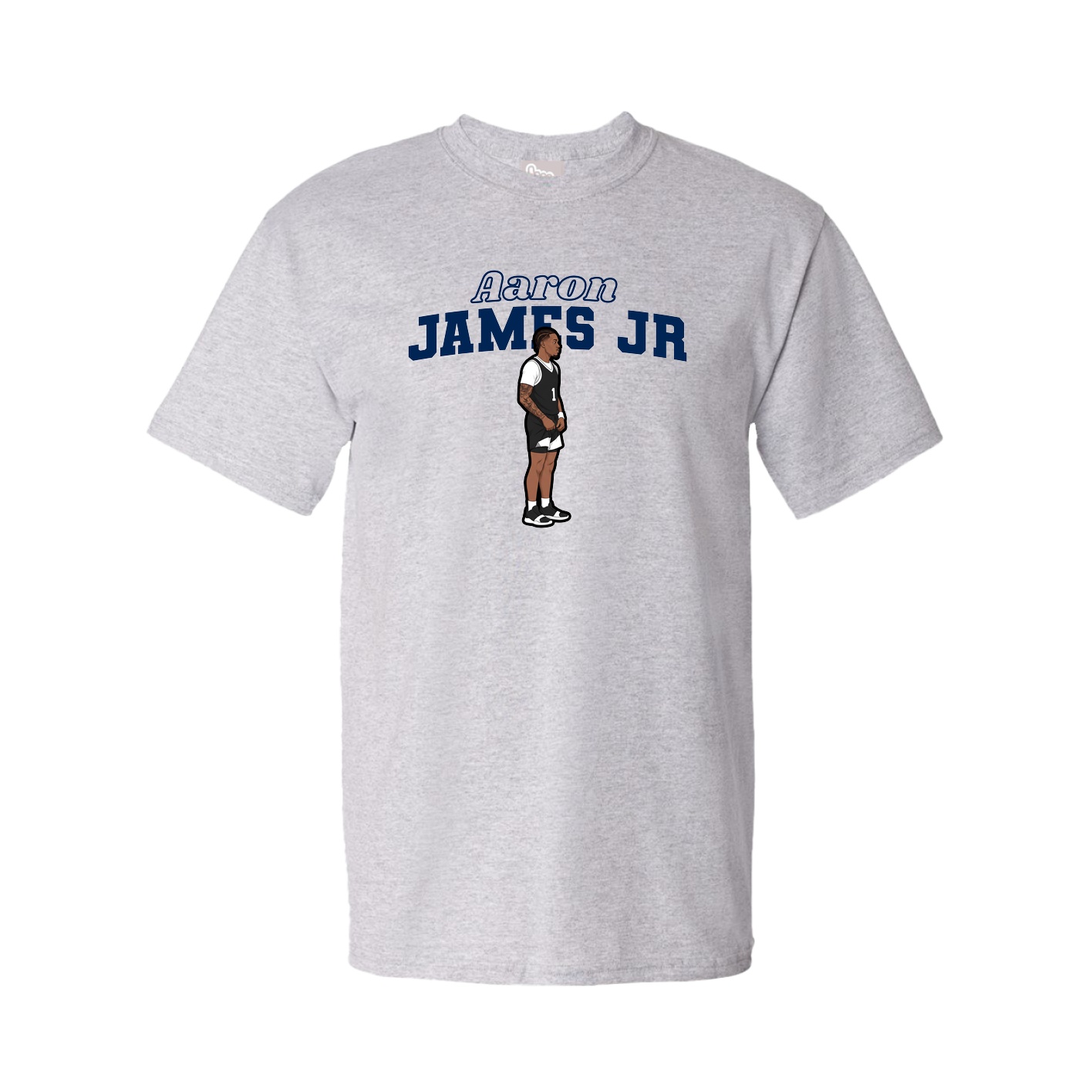 Tee — Name Arch in Grey
