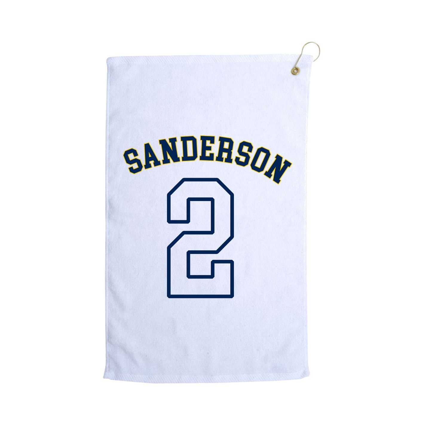 Golf Towel — Shirsey Arch in White