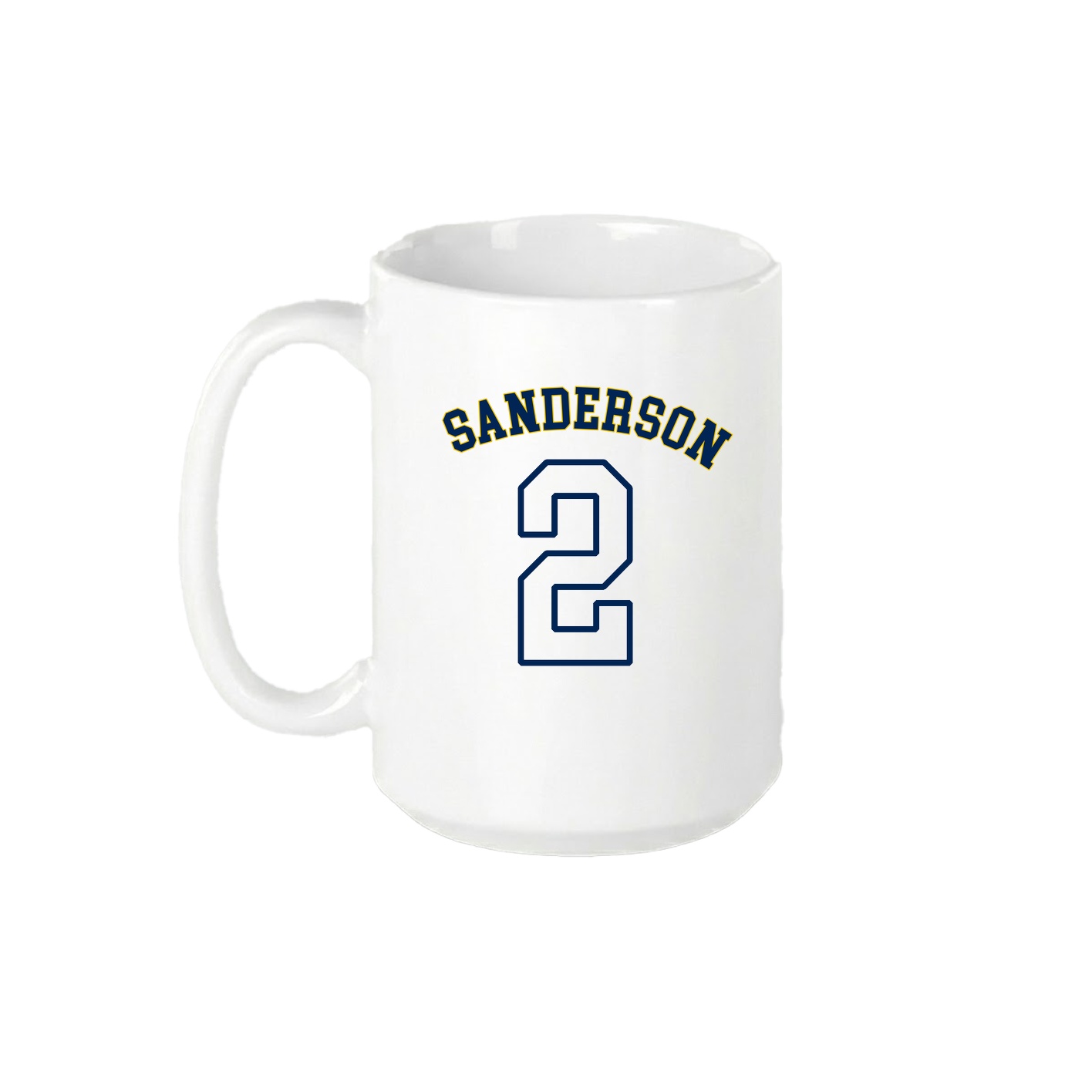 15oz Coffee Mug — Shirsey Arch in White