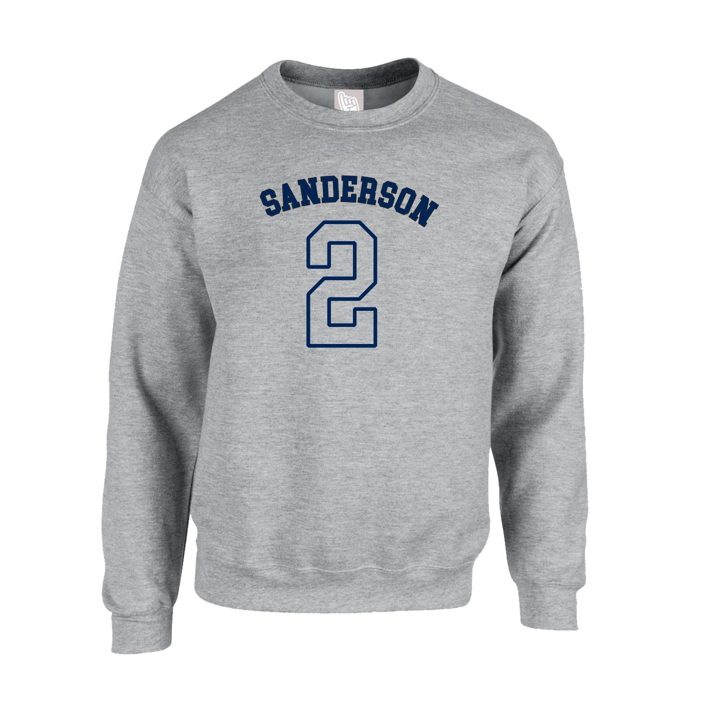 Fleece Crew — Shirsey Arch in Grey
