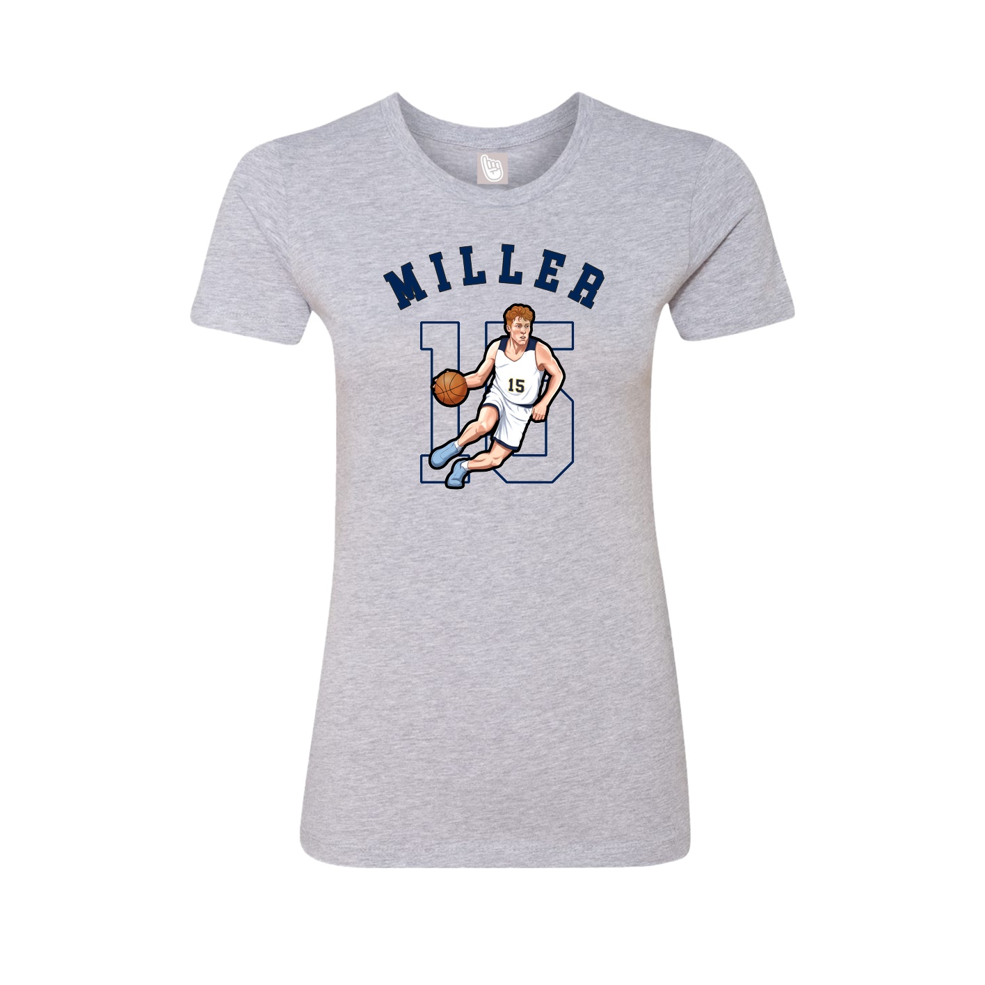 Fitted Women's Tee — Shirsey Arch in Grey