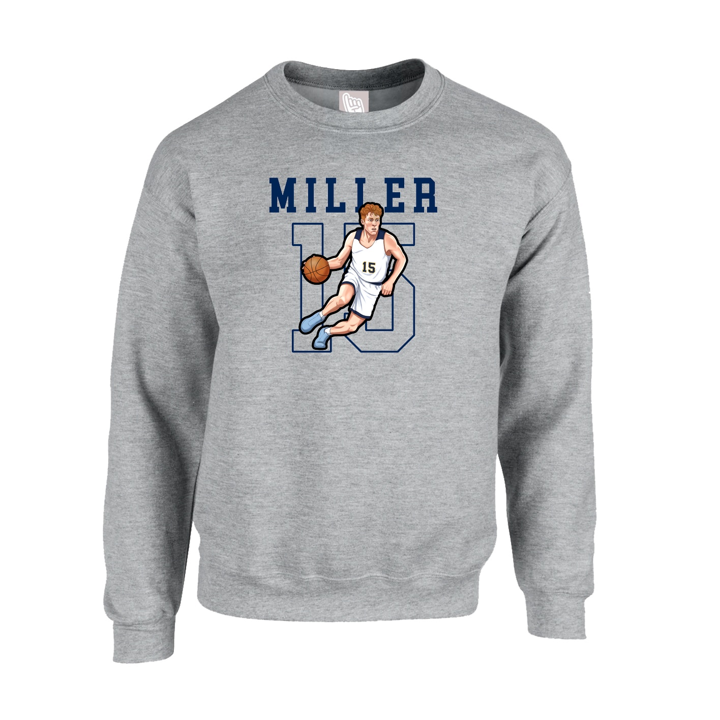 Fleece Crew — Shirsey in Grey