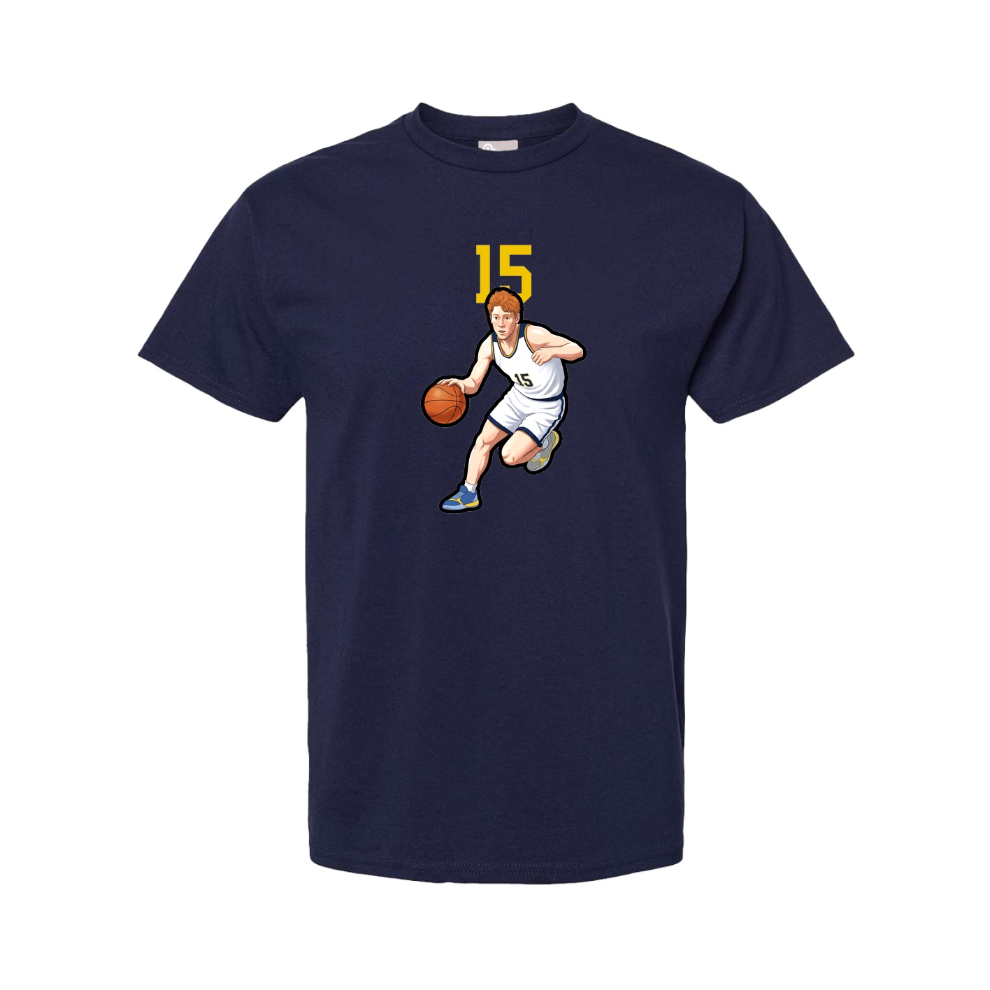 Tee — Number Top in Navy