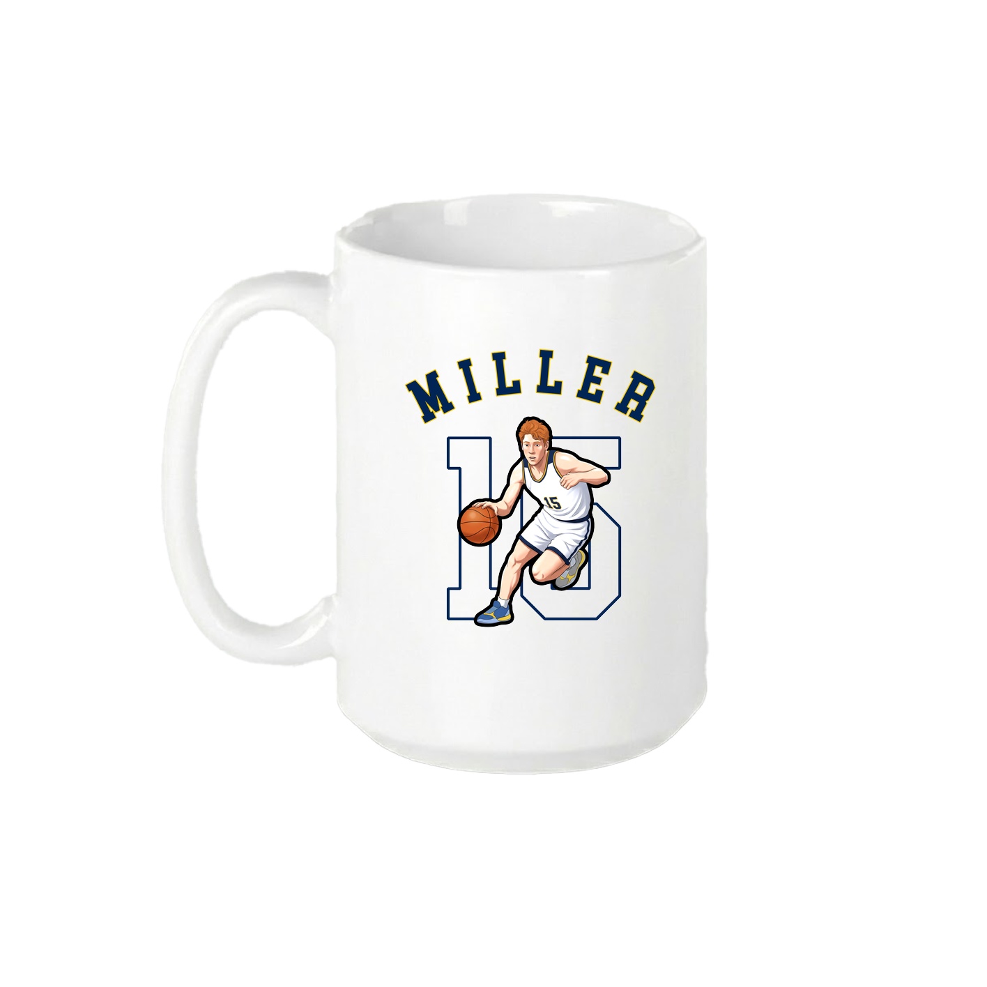 15oz Coffee Mug — Shirsey Arch in White