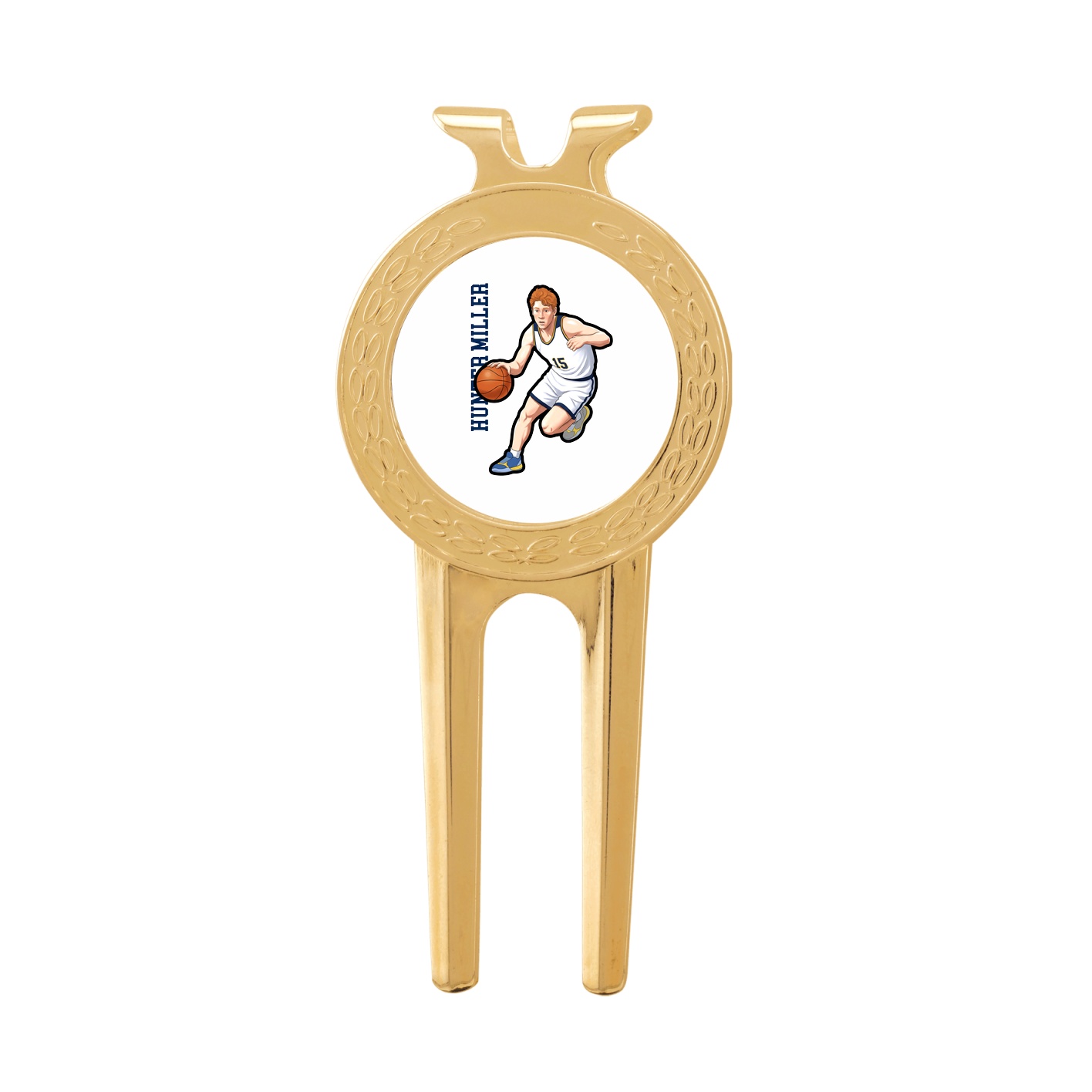 Divot Tool with Ball Marker — Name Vertical in Classic