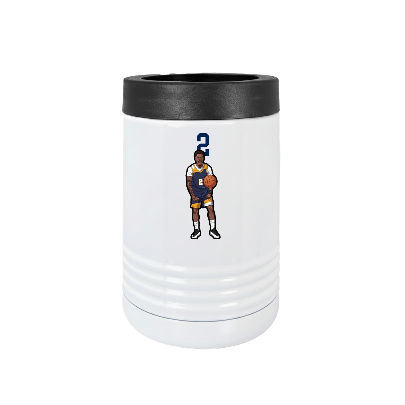 Beverage Holder — Number Top in White