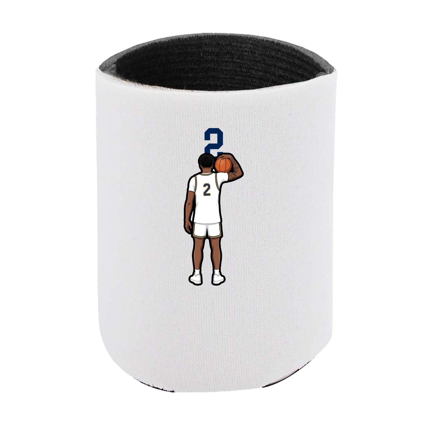 Can Holder — Number Top in White