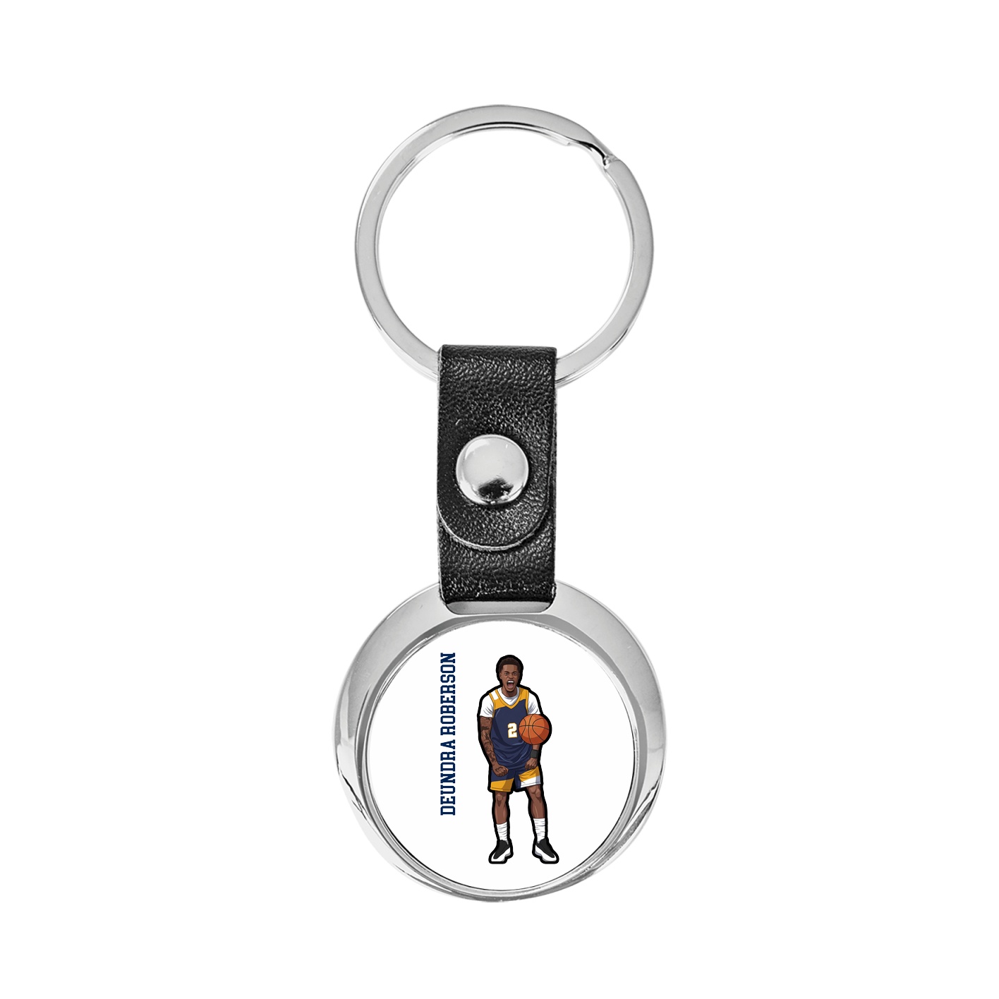 Key Chain — Name Vertical in Classic