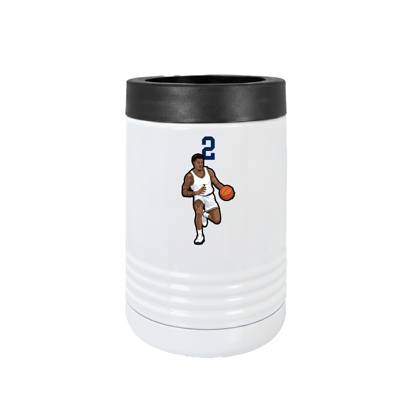 Beverage Holder — Number Top in White