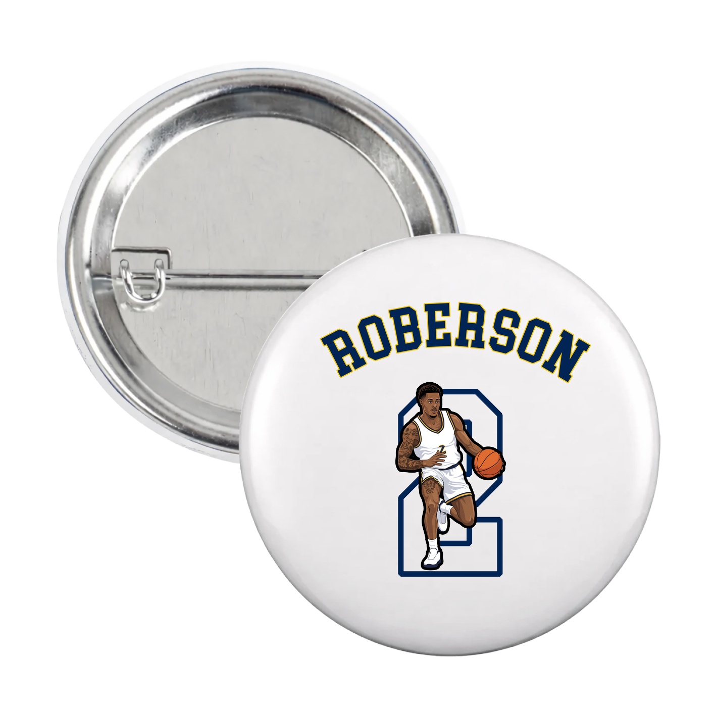 Game Day Button — Shirsey Arch in White