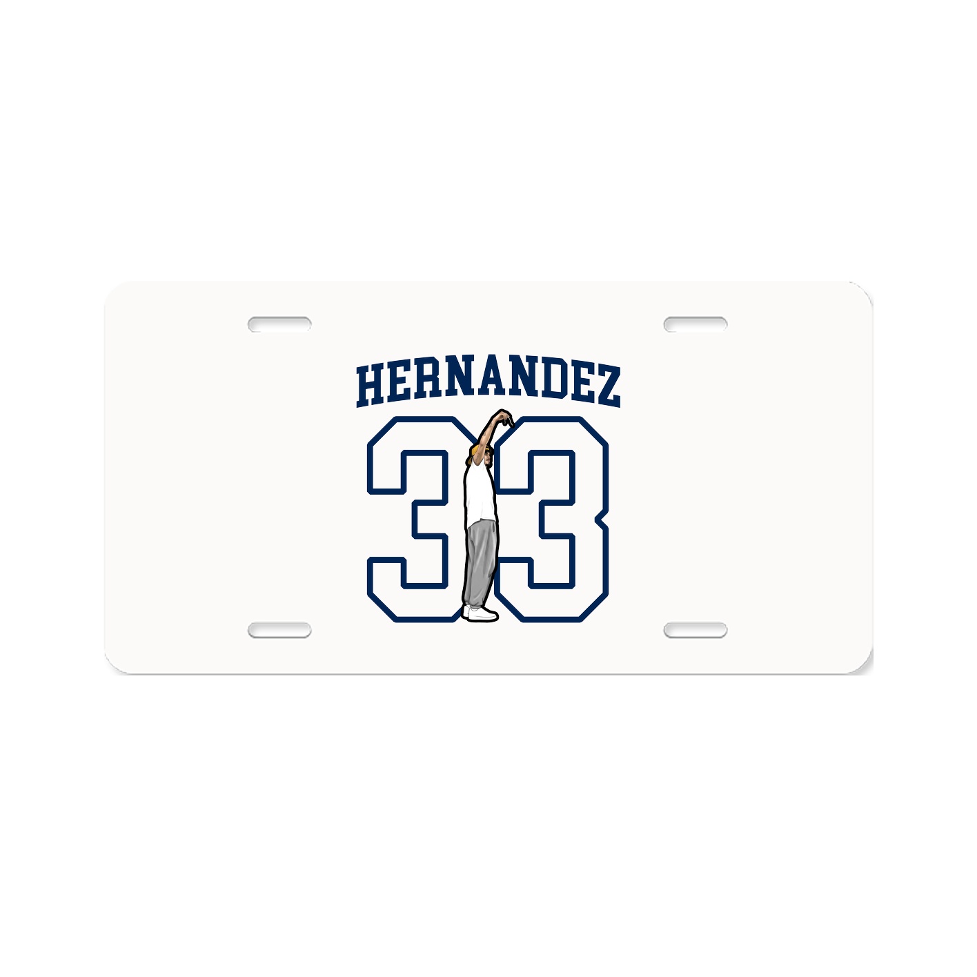 License Plate — Shirsey in Classic