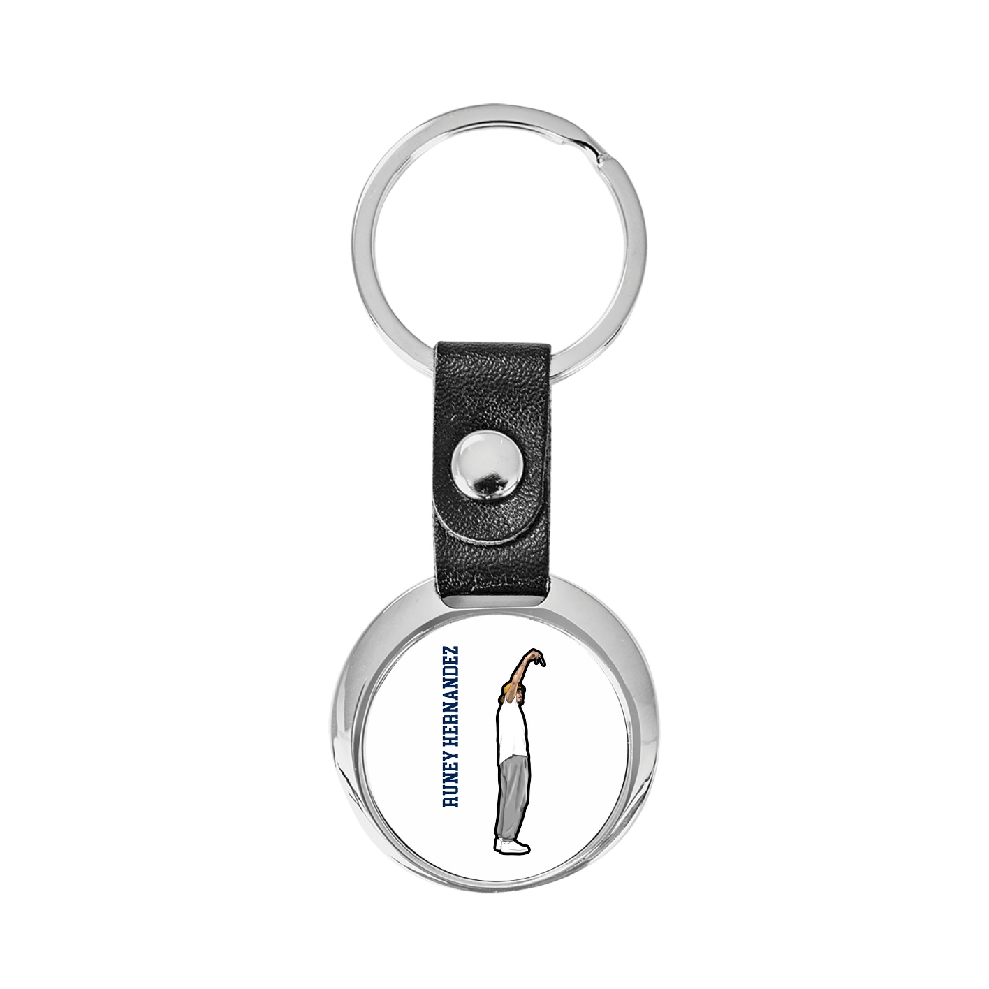 Key Chain — Name Vertical in Classic