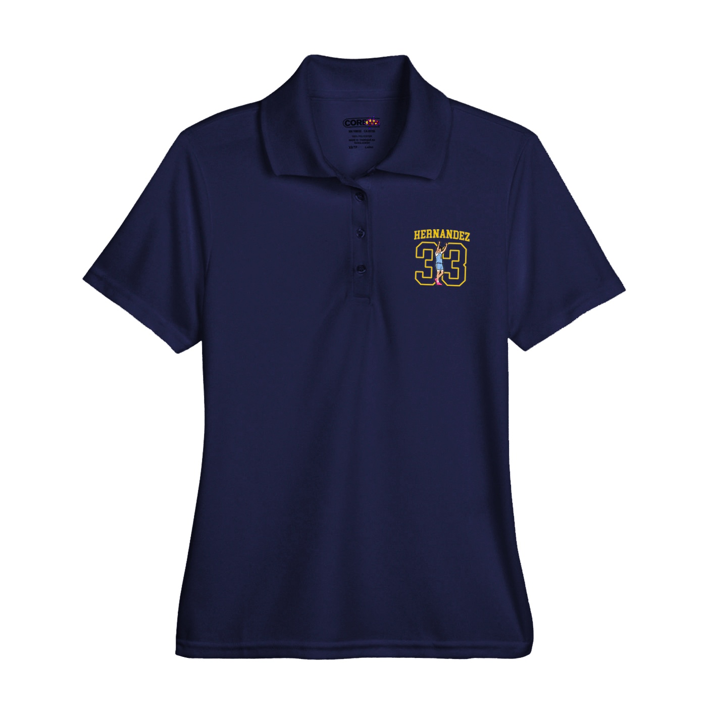 Womens Performance Polo — Shirsey in Navy