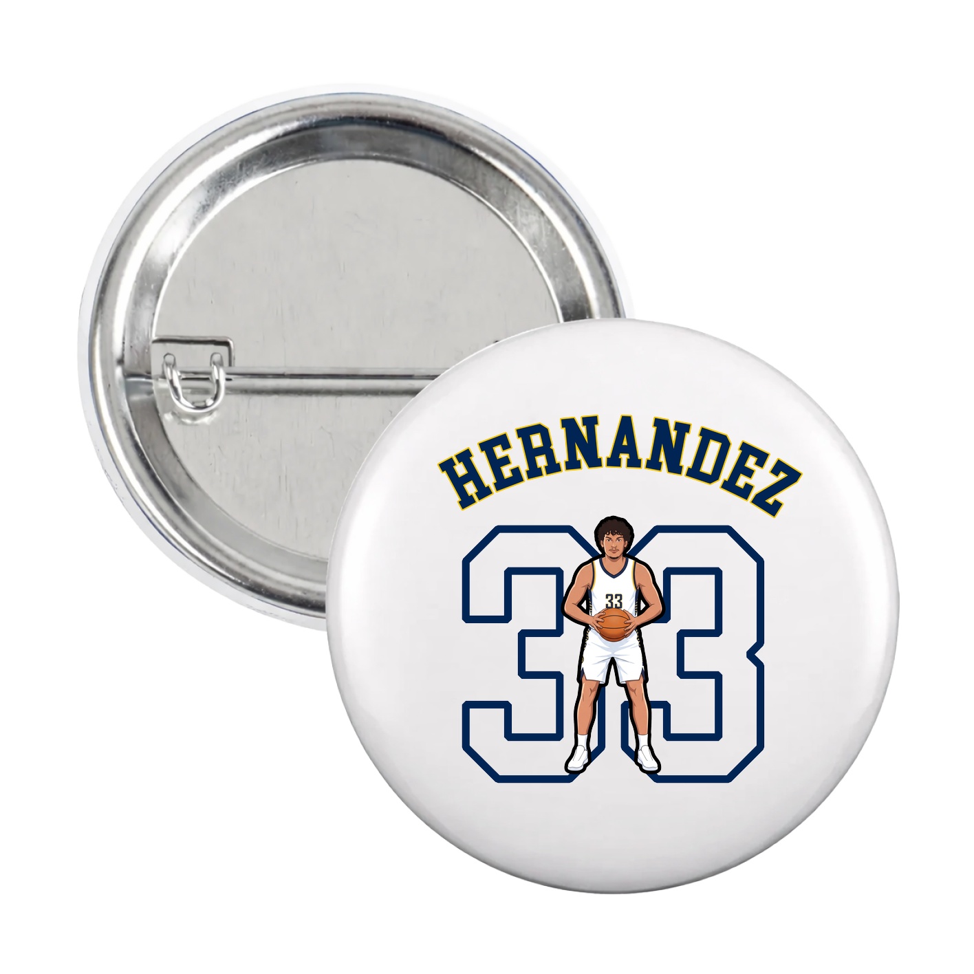 Game Day Button — Shirsey Arch in White