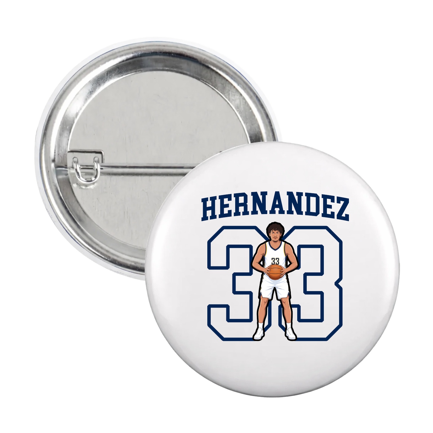 Game Day Button — Shirsey in White
