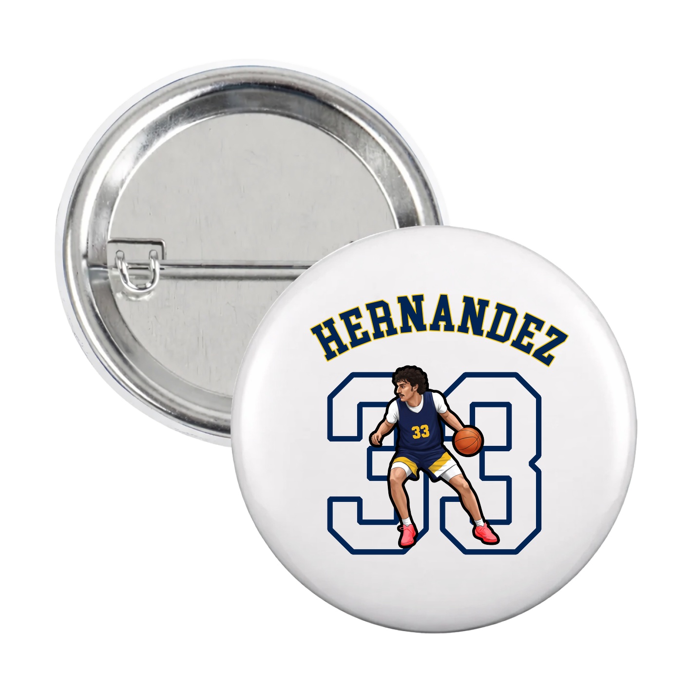 Game Day Button — Shirsey Arch in White