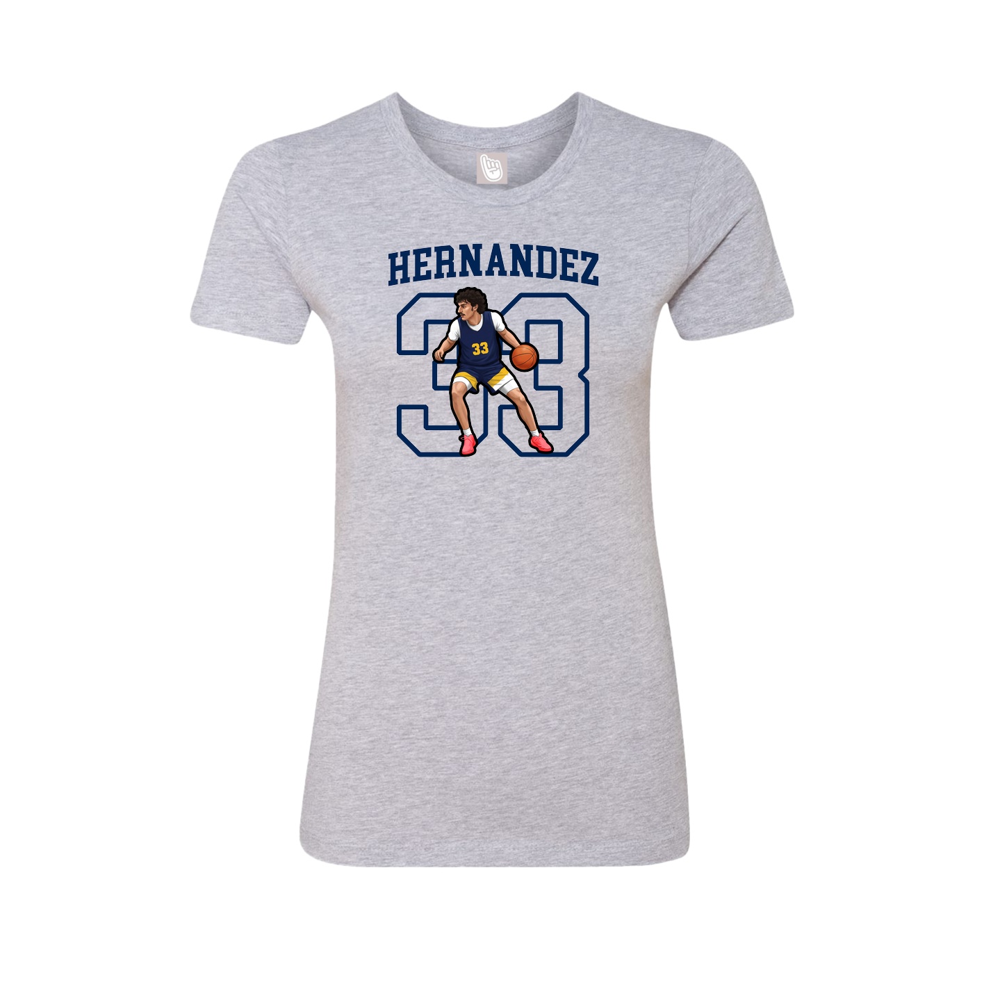 Fitted Women's Tee — Shirsey in Grey
