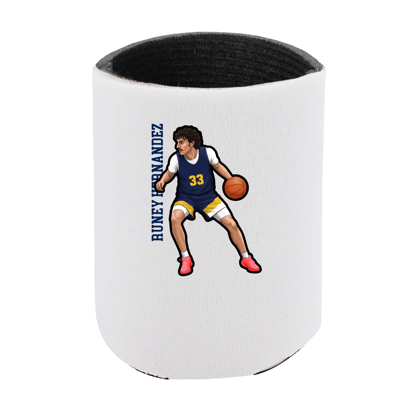 Can Holder — Name Vertical in White