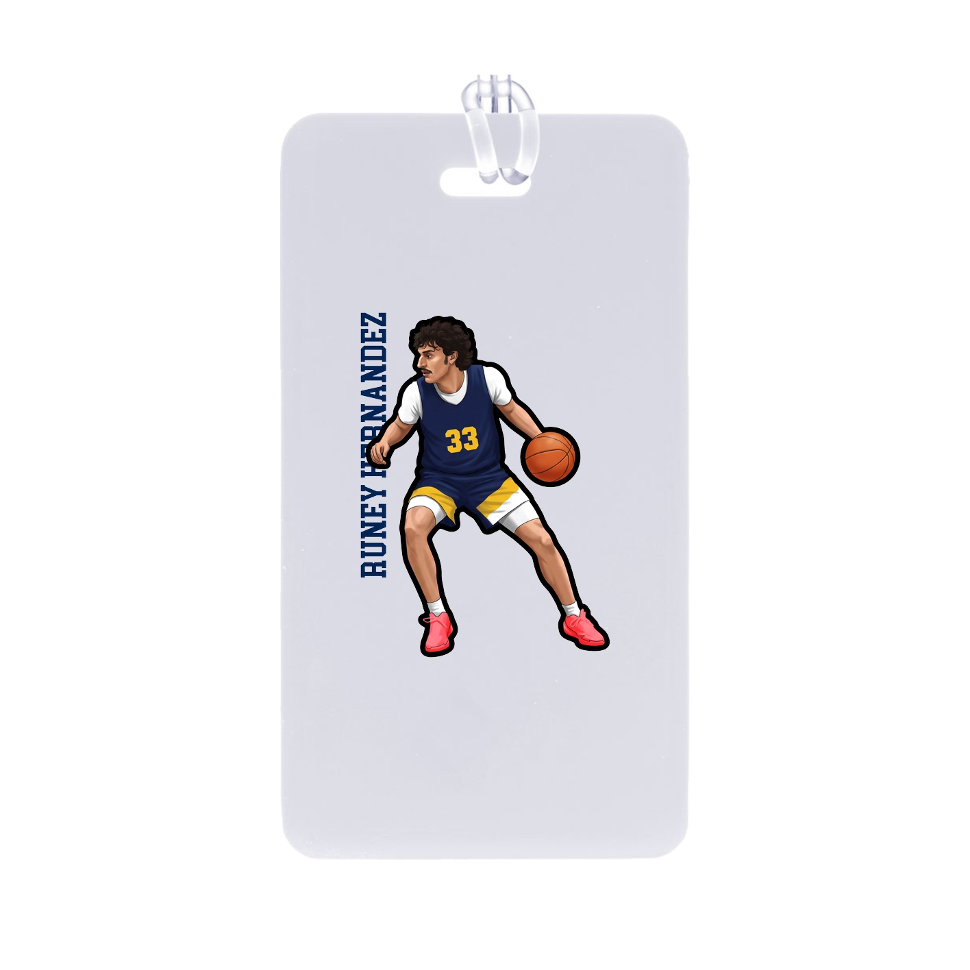 Bag Tag — Name Vertical in Classic