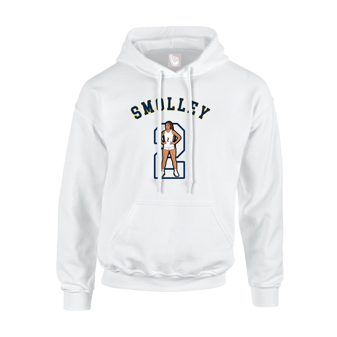 Hoodie — Shirsey Arch in White