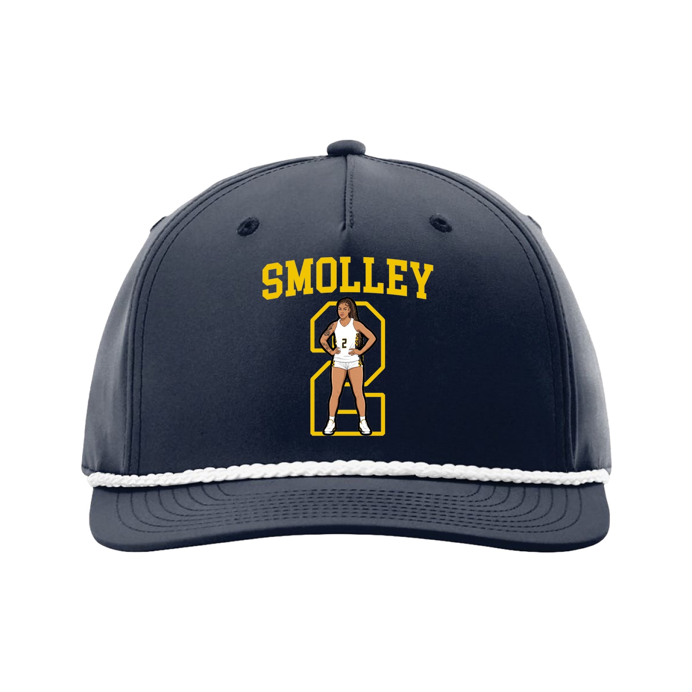 Five-Panel Classic Rope Cap — Shirsey in Navy