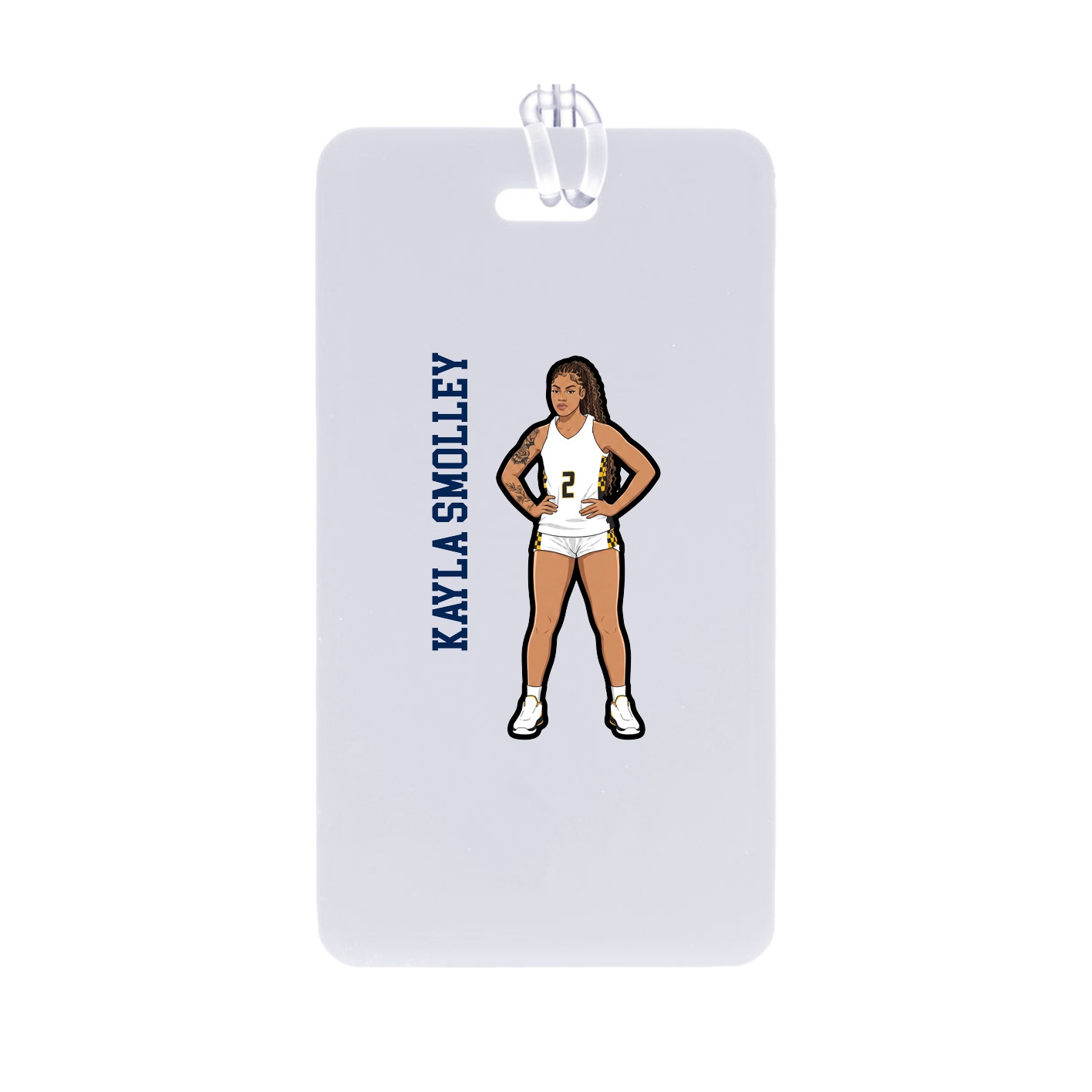 Bag Tag — Name Vertical in Classic