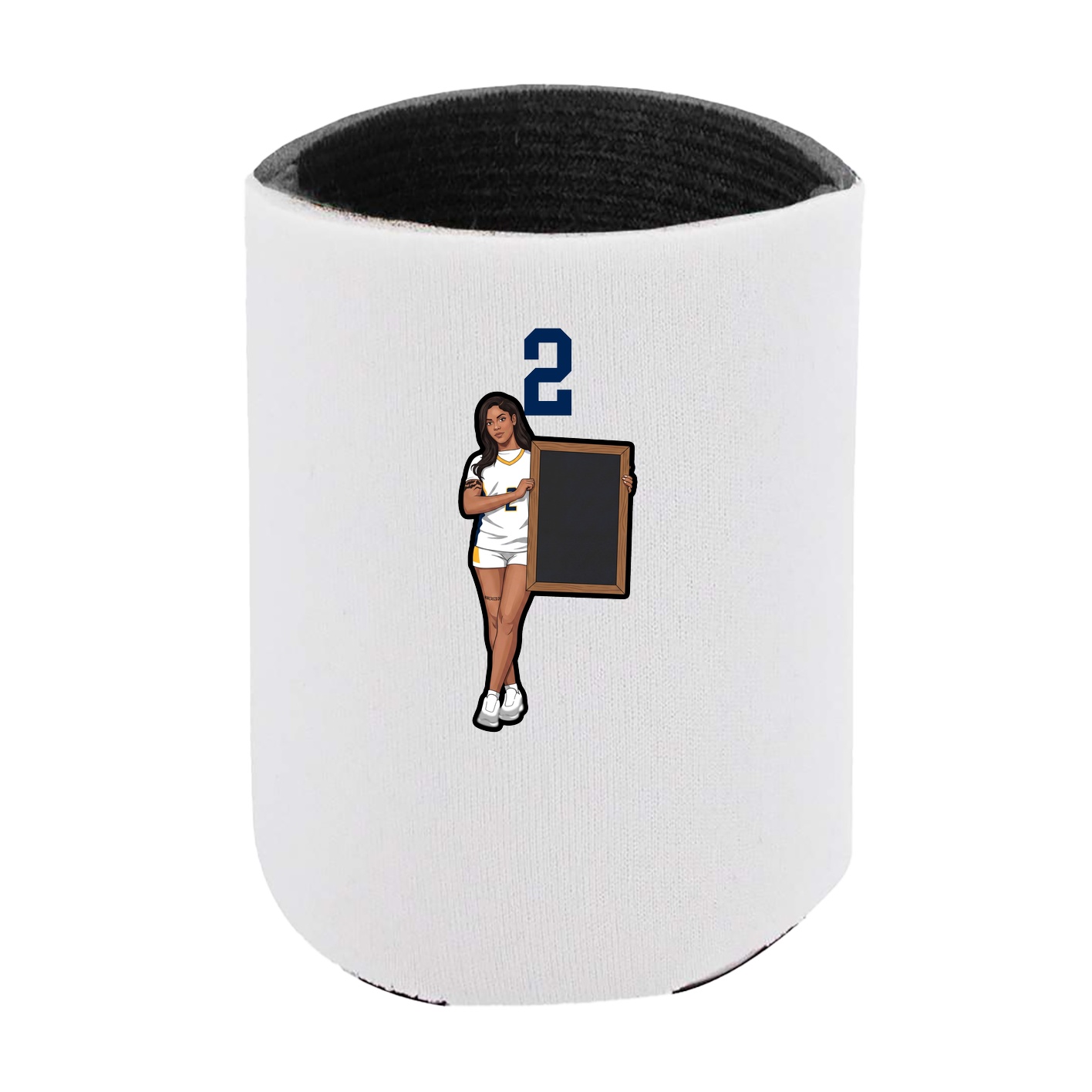 Can Holder — Number Top in White