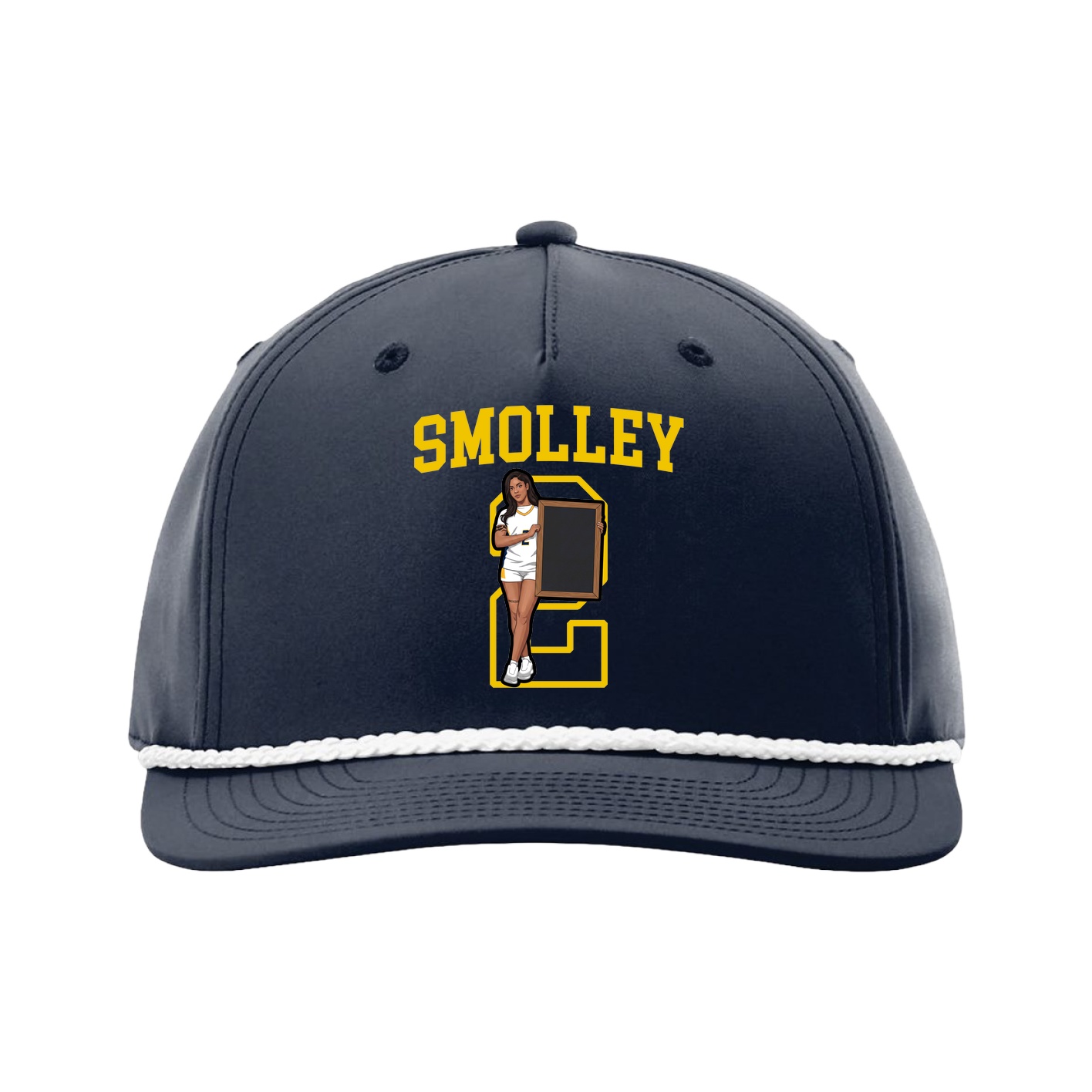 Five-Panel Classic Rope Cap — Shirsey in Navy