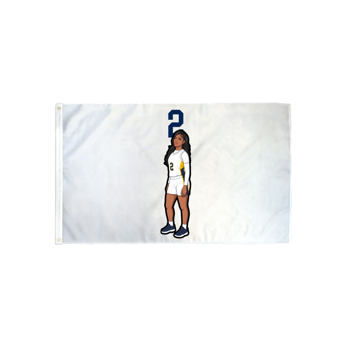 3x5 Flag — Number Top in Classic
