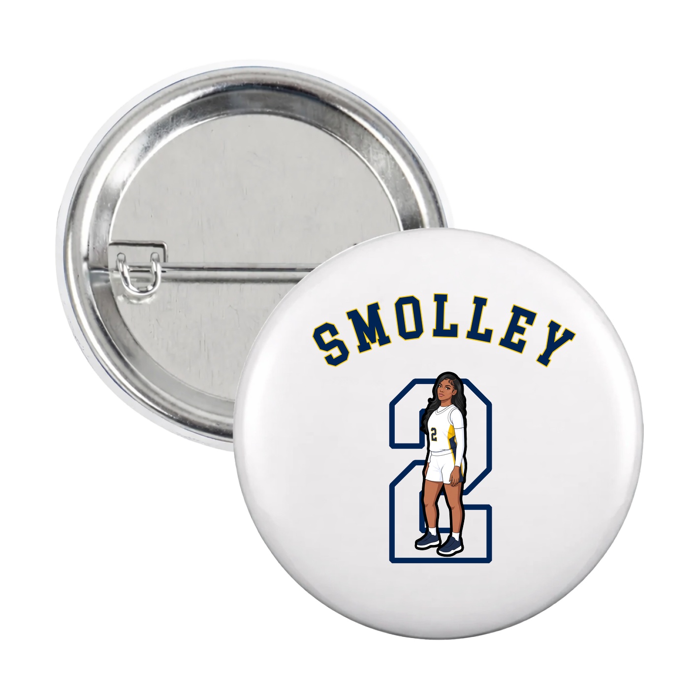 Game Day Button — Shirsey Arch in White