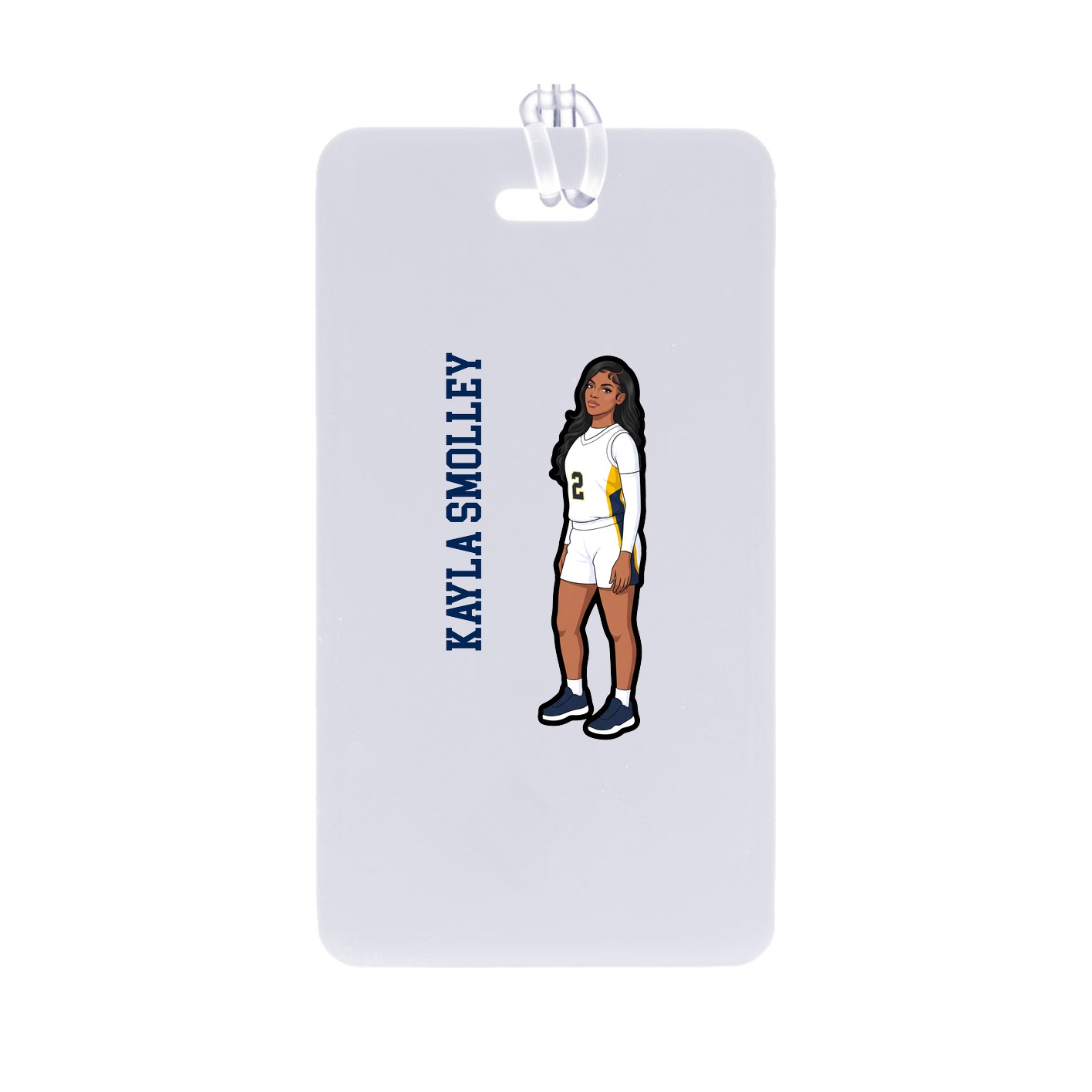 Bag Tag — Name Vertical in Classic