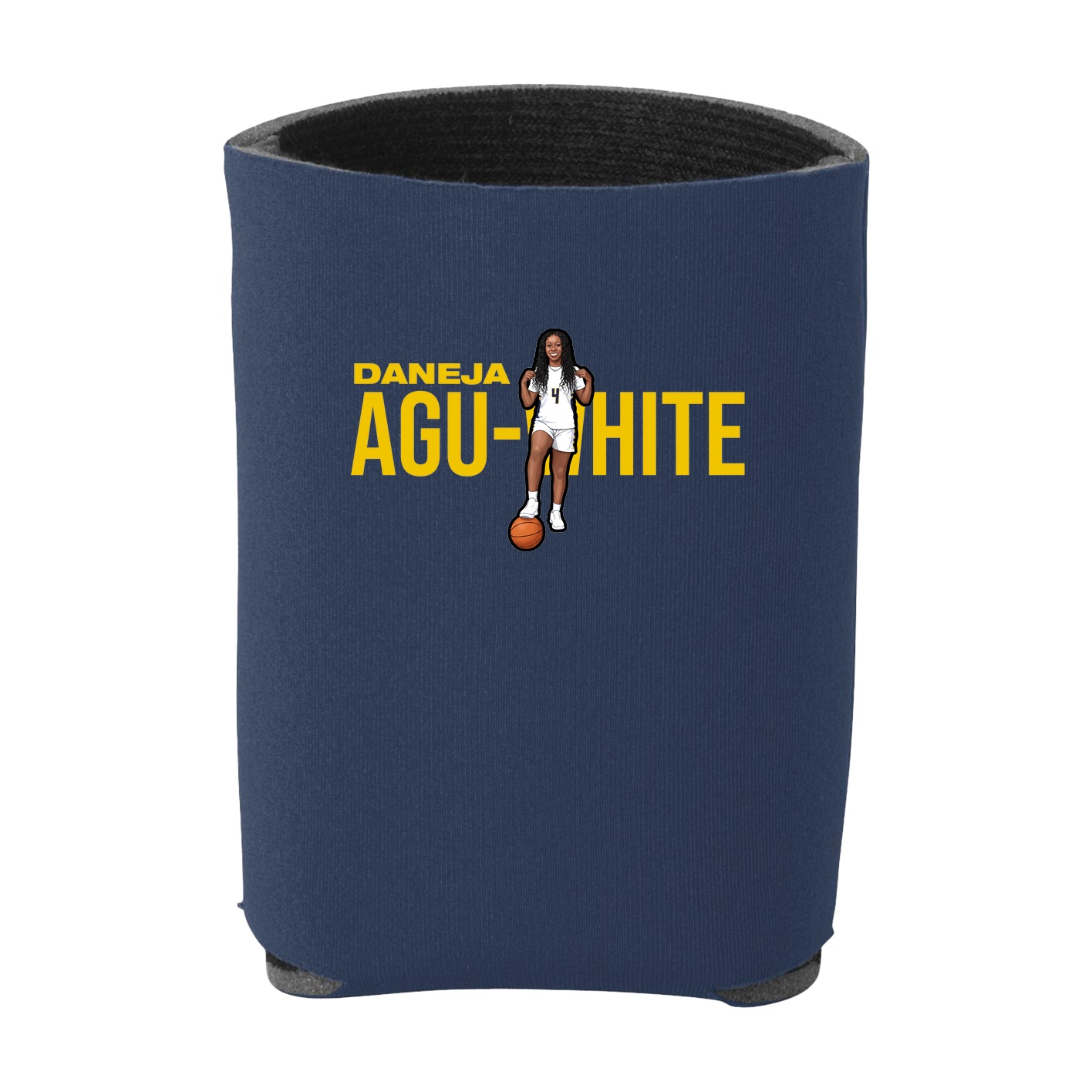 Can Holder — Player Name in Navy