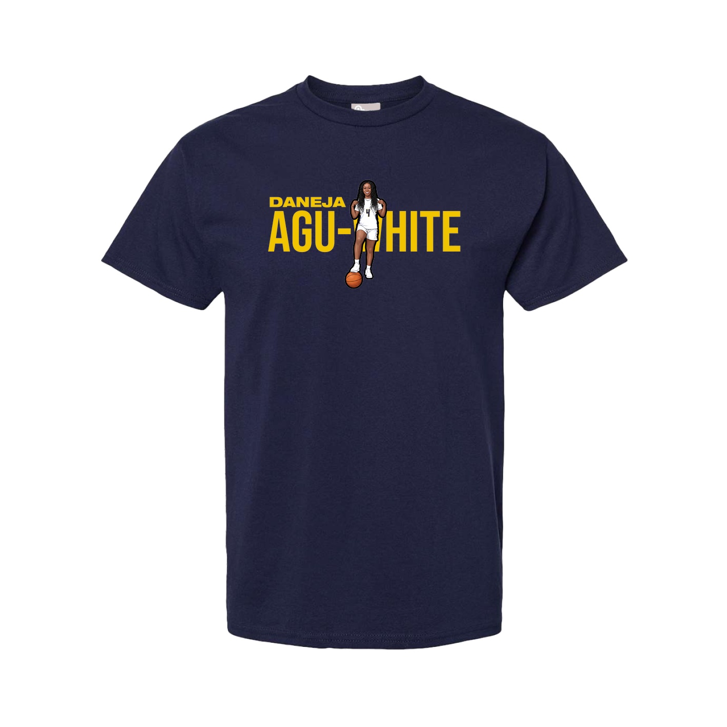 Tee — Player Name in Navy