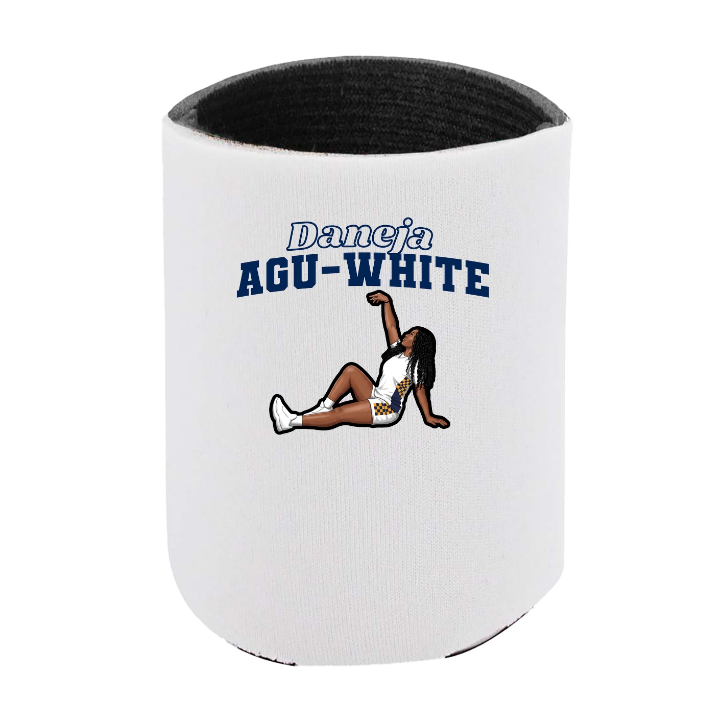 Can Holder — Name Arch in White