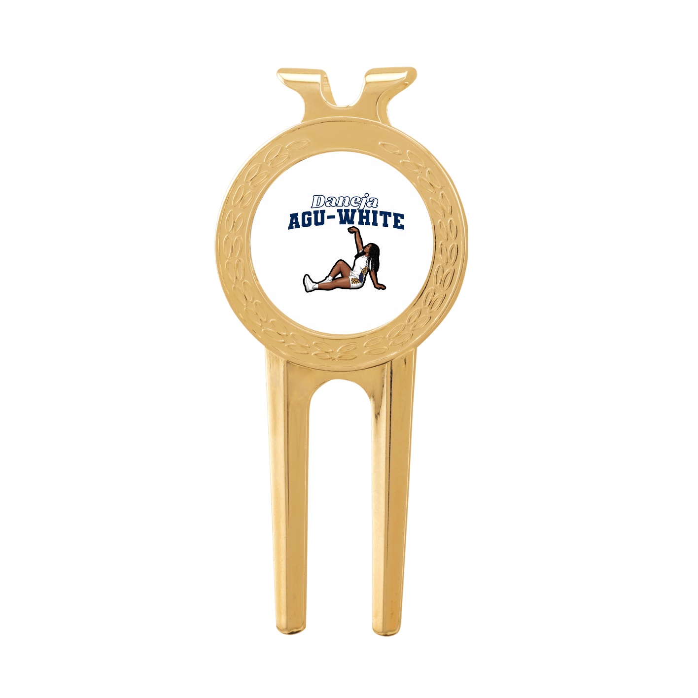 Divot Tool with Ball Marker — Name Arch in Classic