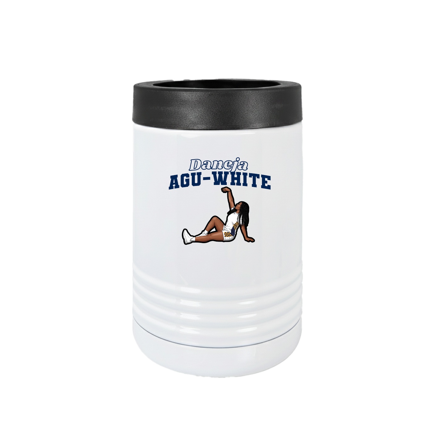 Beverage Holder — Name Arch in White