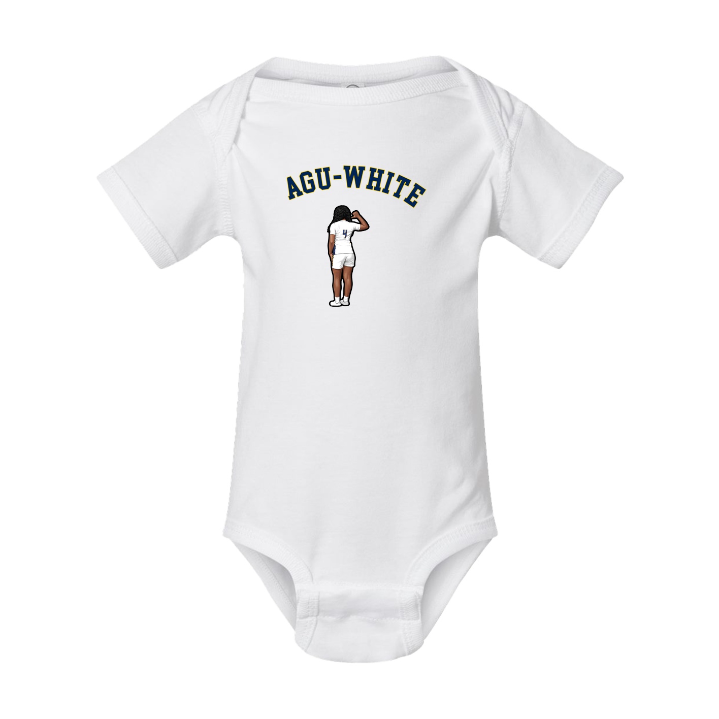 Baby Onesie — Shirsey Arch in White