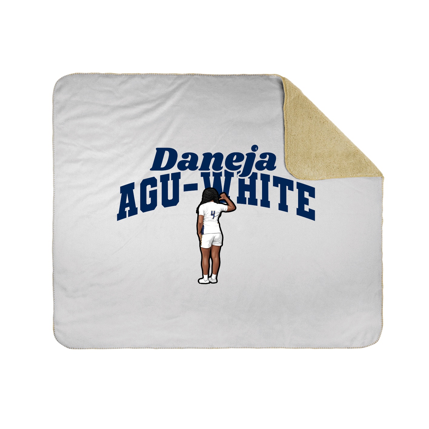Throw Blanket — Signature Arch in White